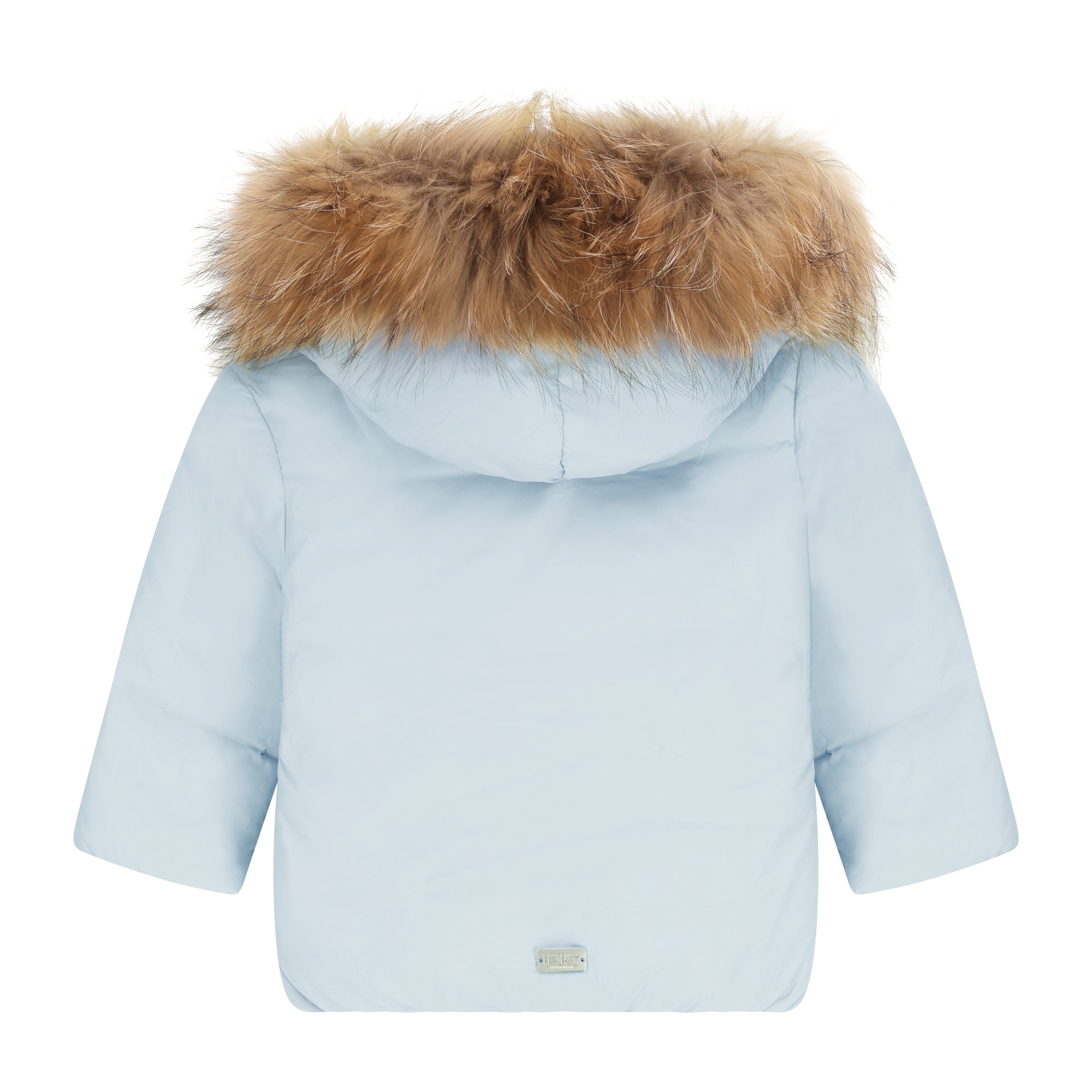 Allegory Diagonal Closure Baby Down Coat - Baby Blue Coat IBIS Outerwear