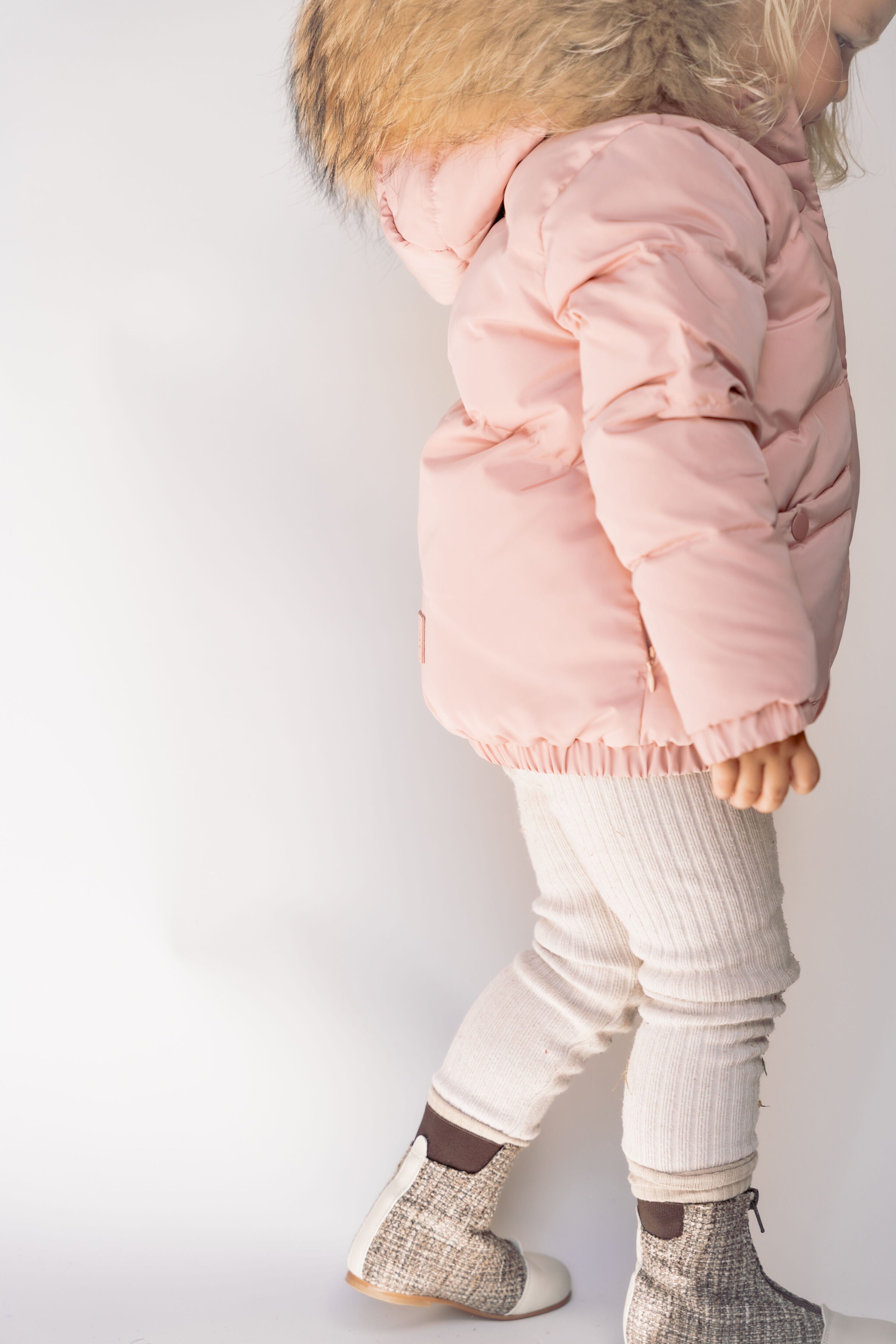 Avenue Girls Down Coat - Dark Pink Coat IBIS Outerwear