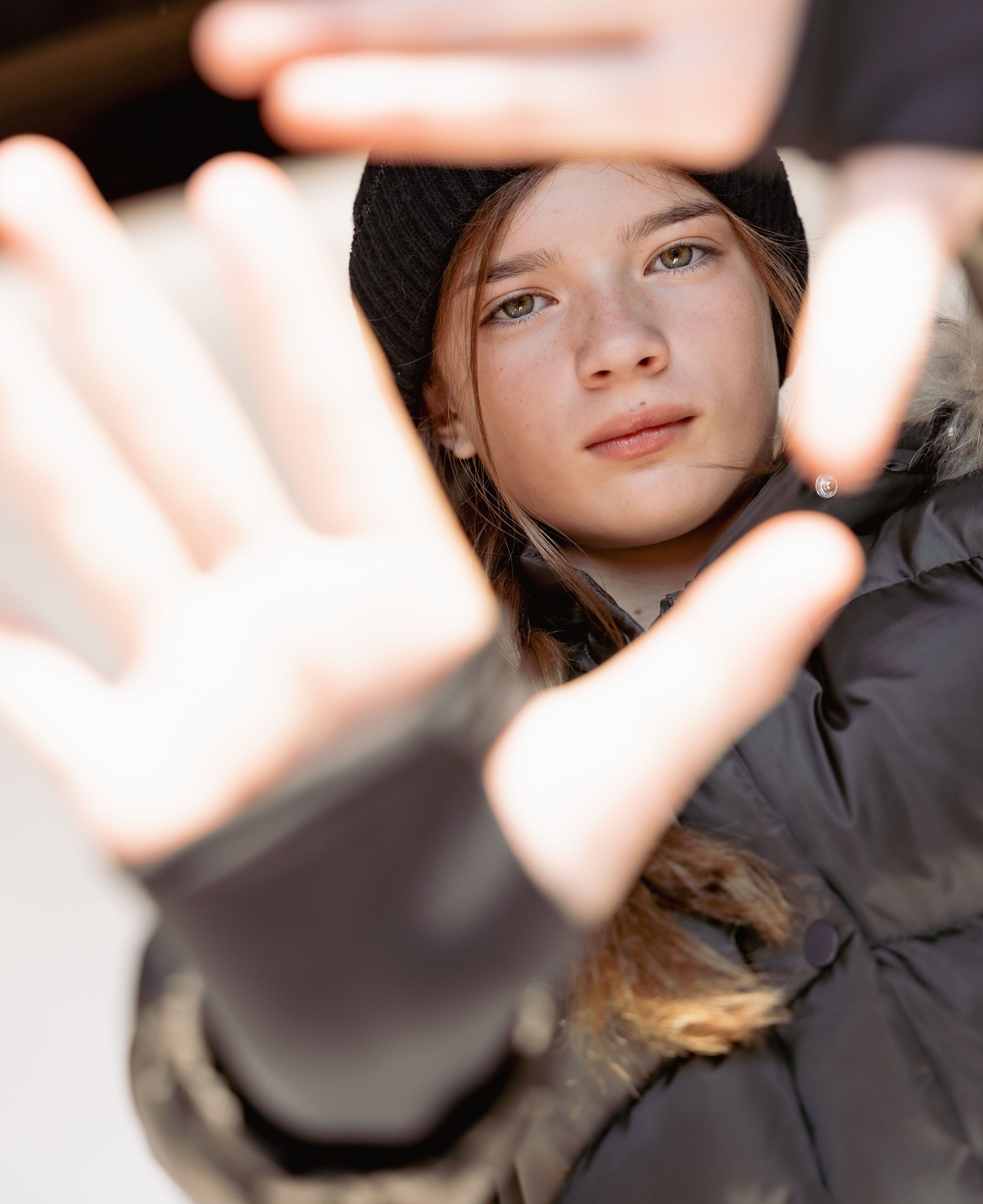 Avenue Girls Down Coat - Olive Green Coat IBIS Outerwear