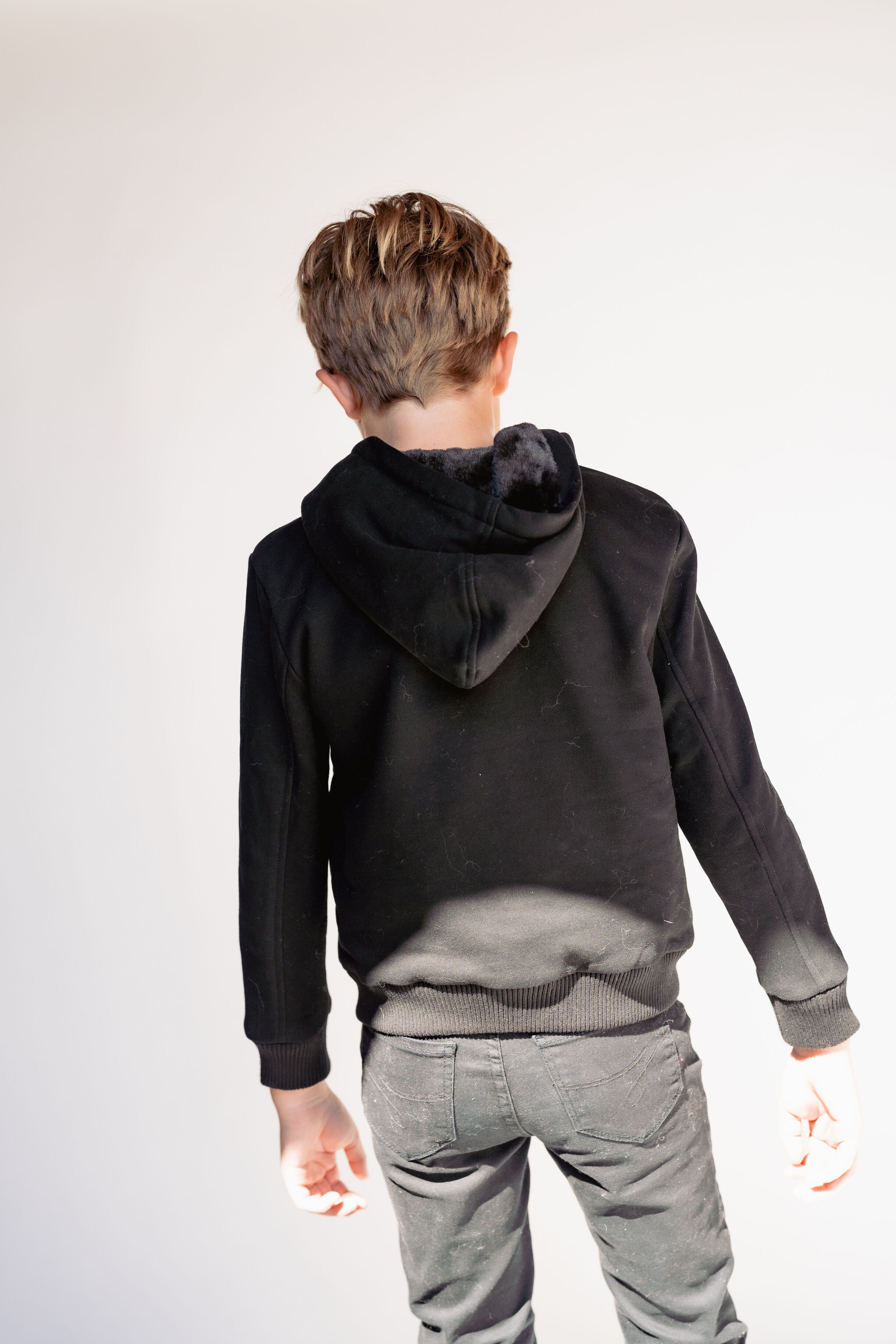 Boys Hoodie - Black Hoodie IBIS Outerwear