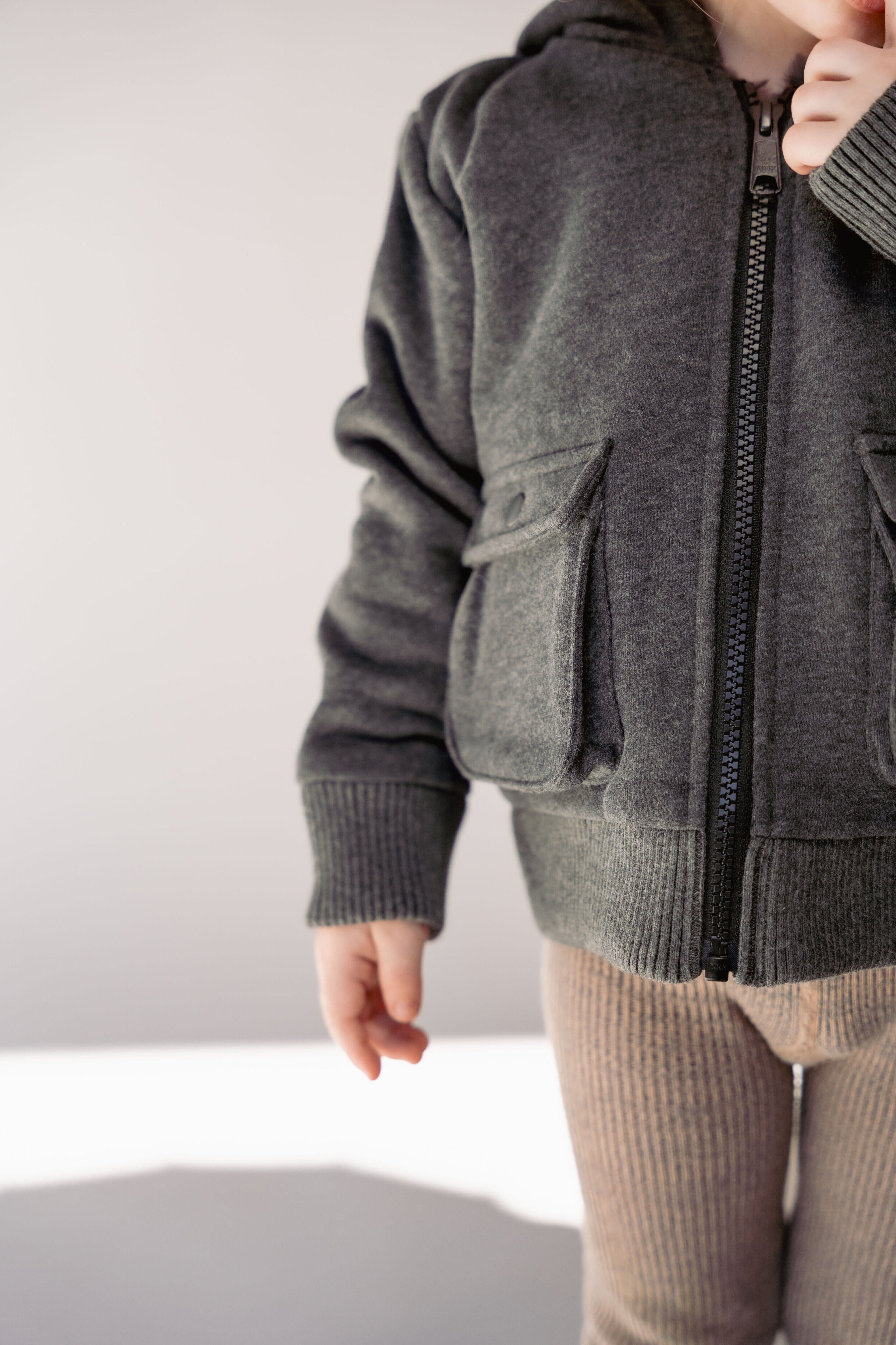 Boys Hoodie - Grey Hoodie IBIS Outerwear