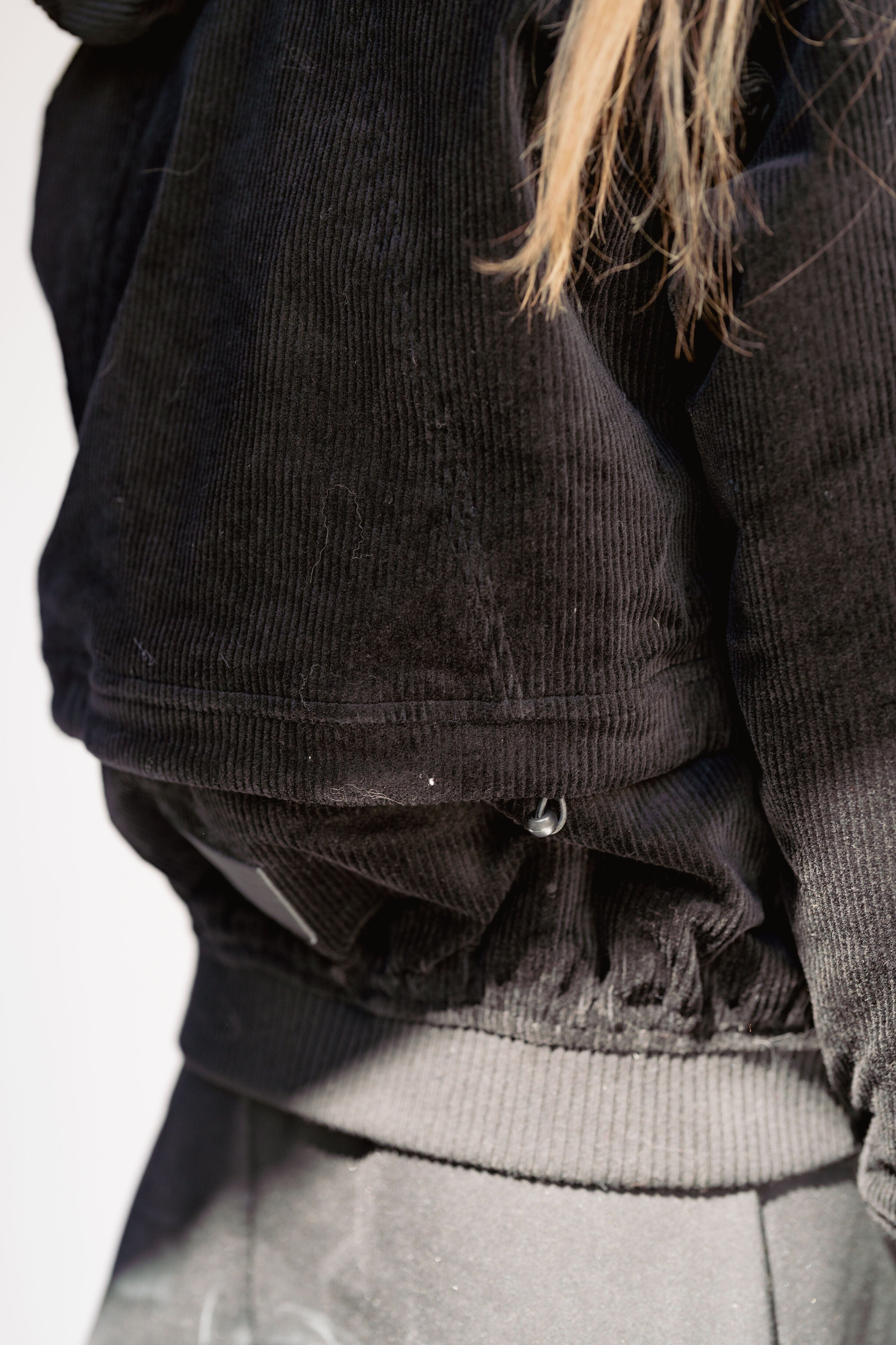 Corduroy Fall Jacket - Black Coat IBIS Outerwear