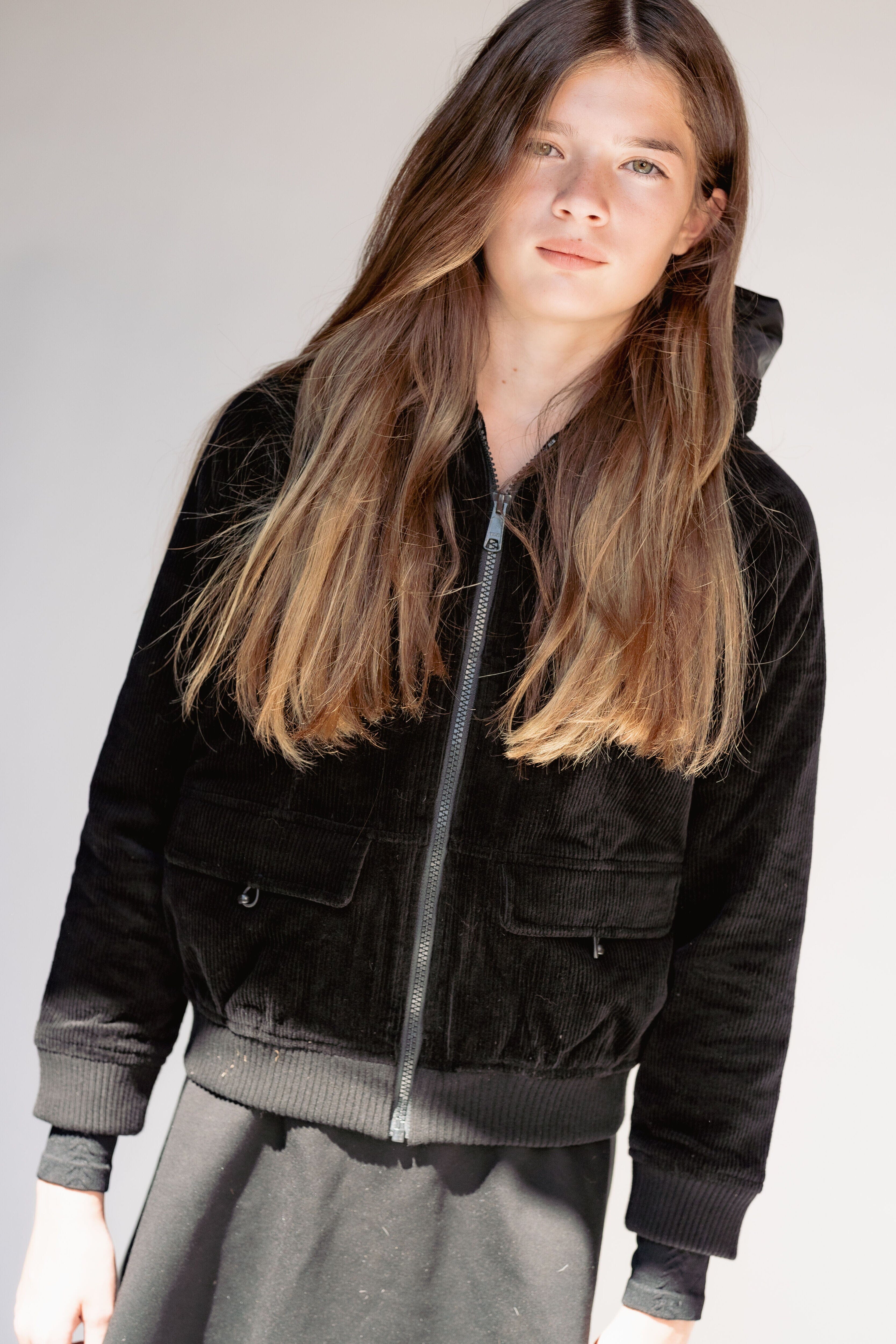 Corduroy Fall Jacket - Black Coat IBIS Outerwear