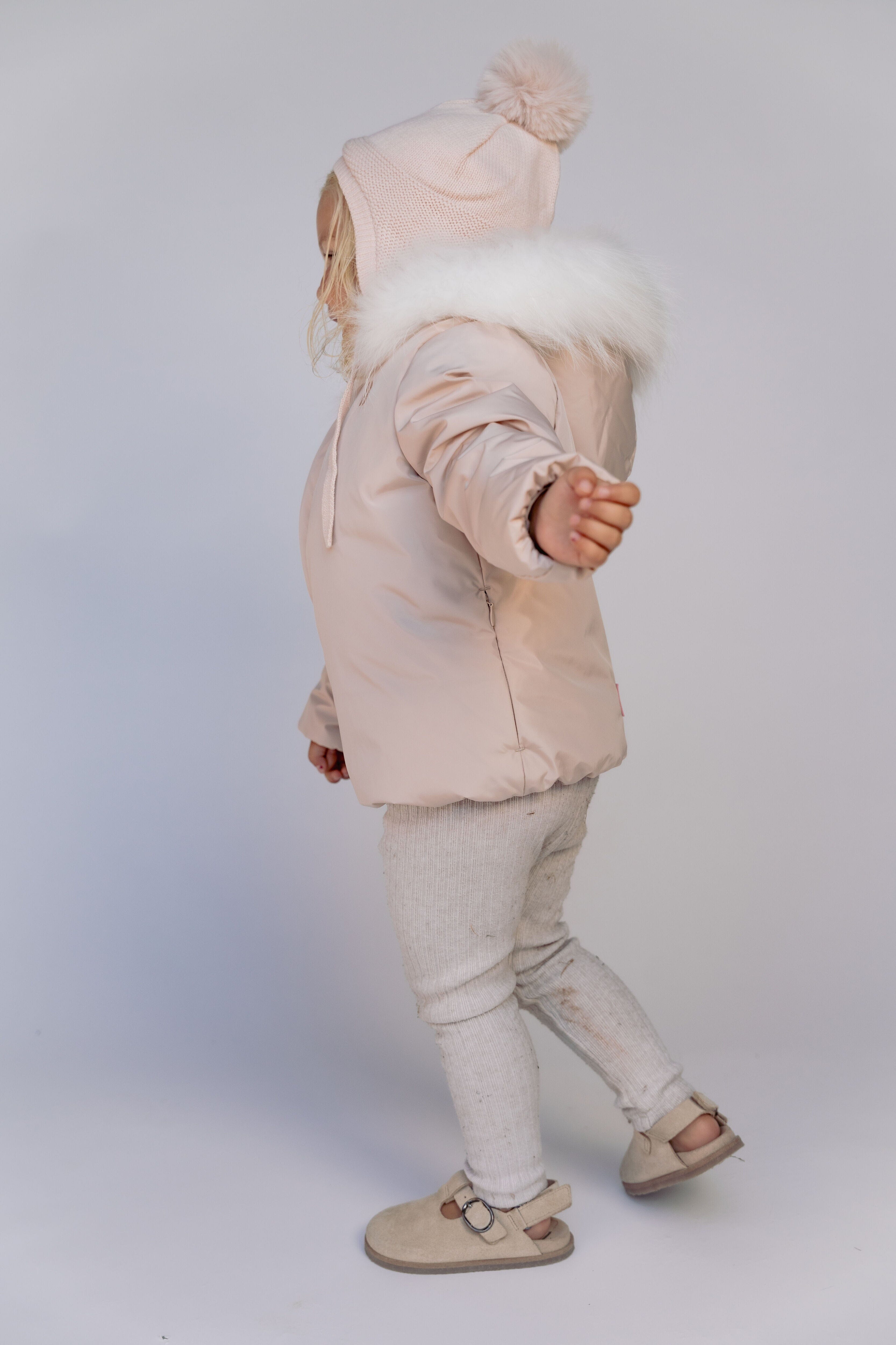Cosmo Baby Down Coat - Blush Pink Coat IBIS Outerwear