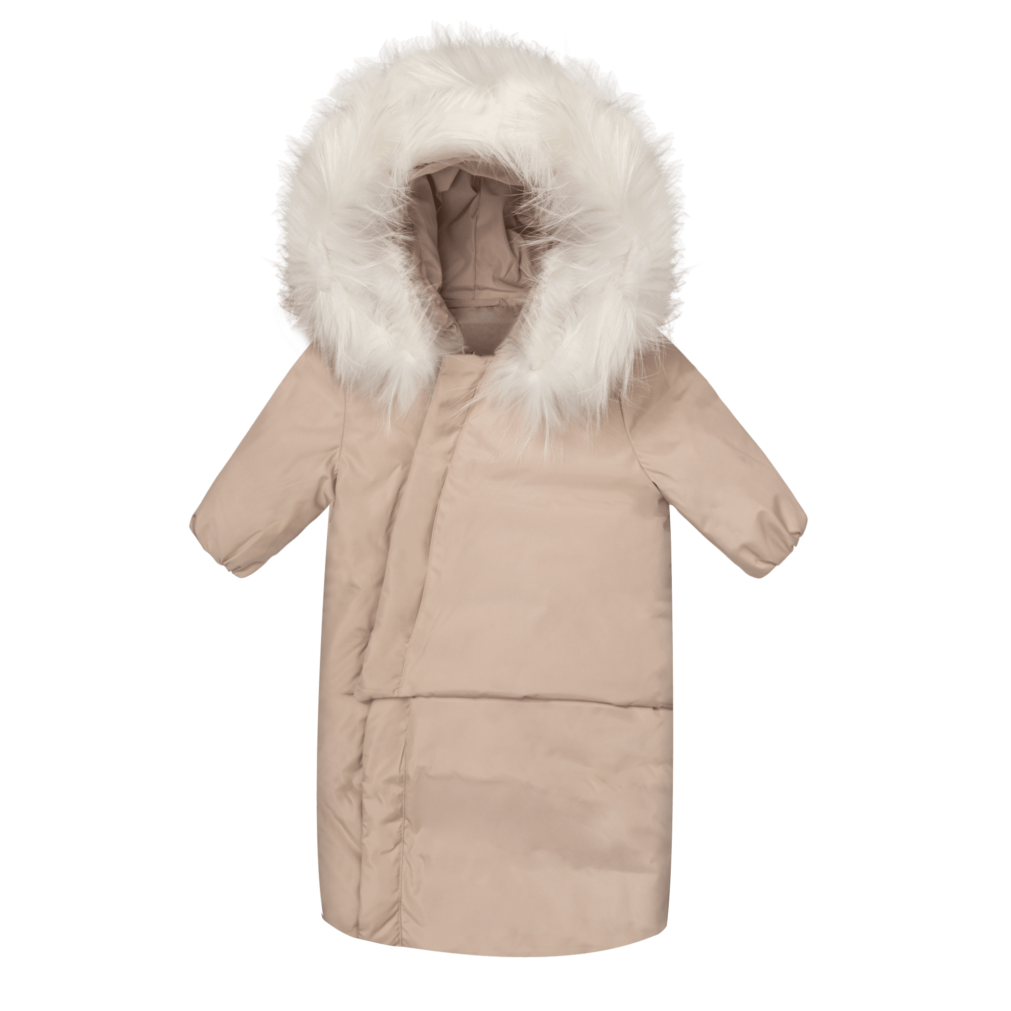 Cosmo Baby Down Coat w/ Foot Sack - Blush Pink Coat IBIS Outerwear