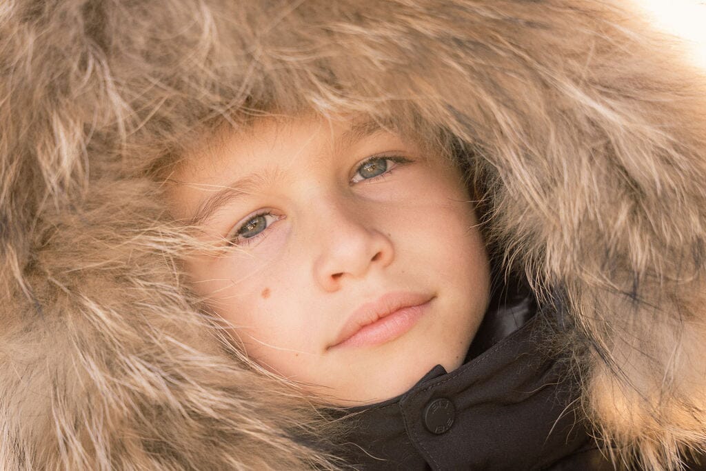 Folio Mixed Media Boys Down Coat - Black Coat IBIS Outerwear