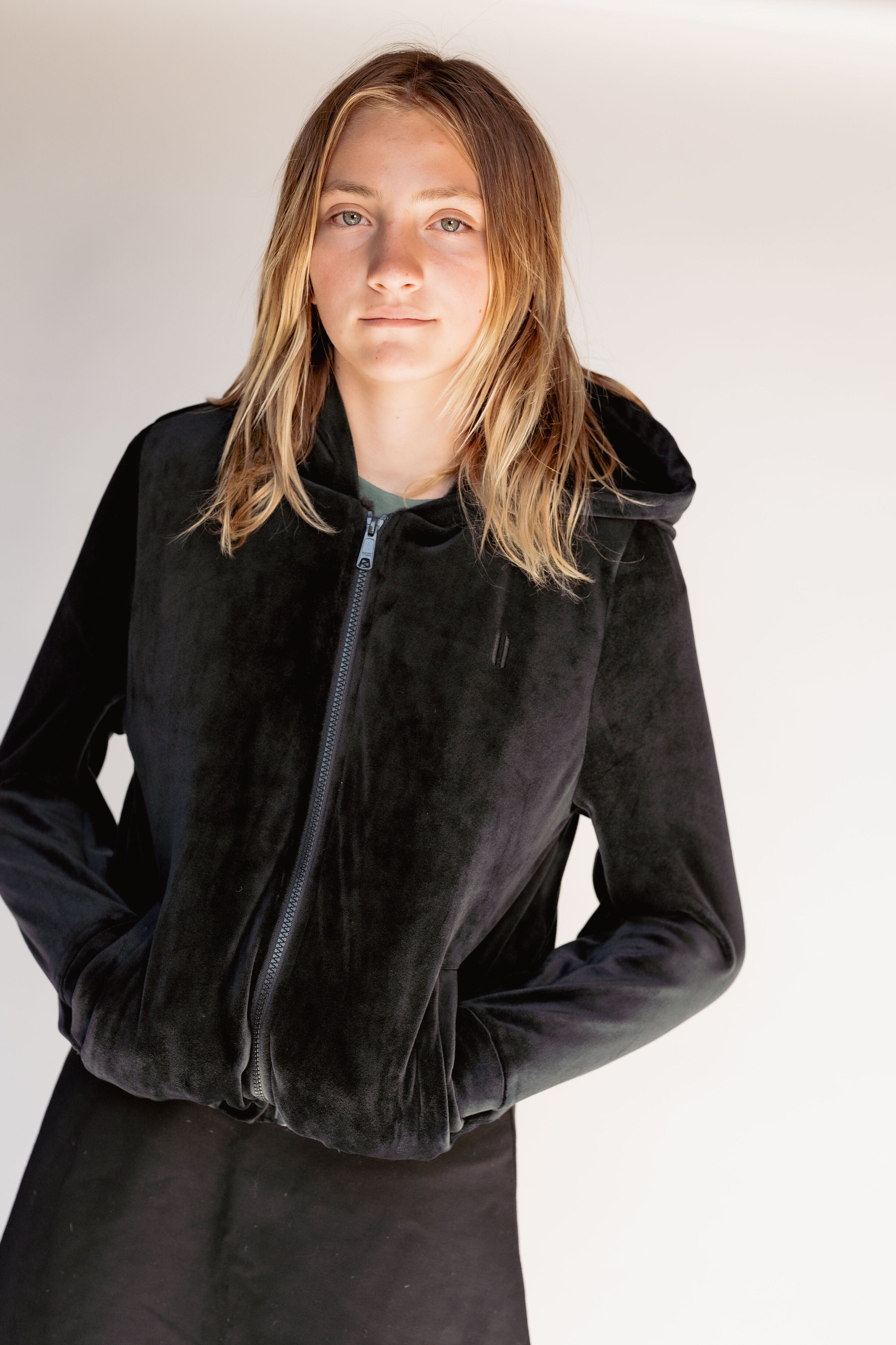 Girls Hoodie - Black Hoodie IBIS Outerwear
