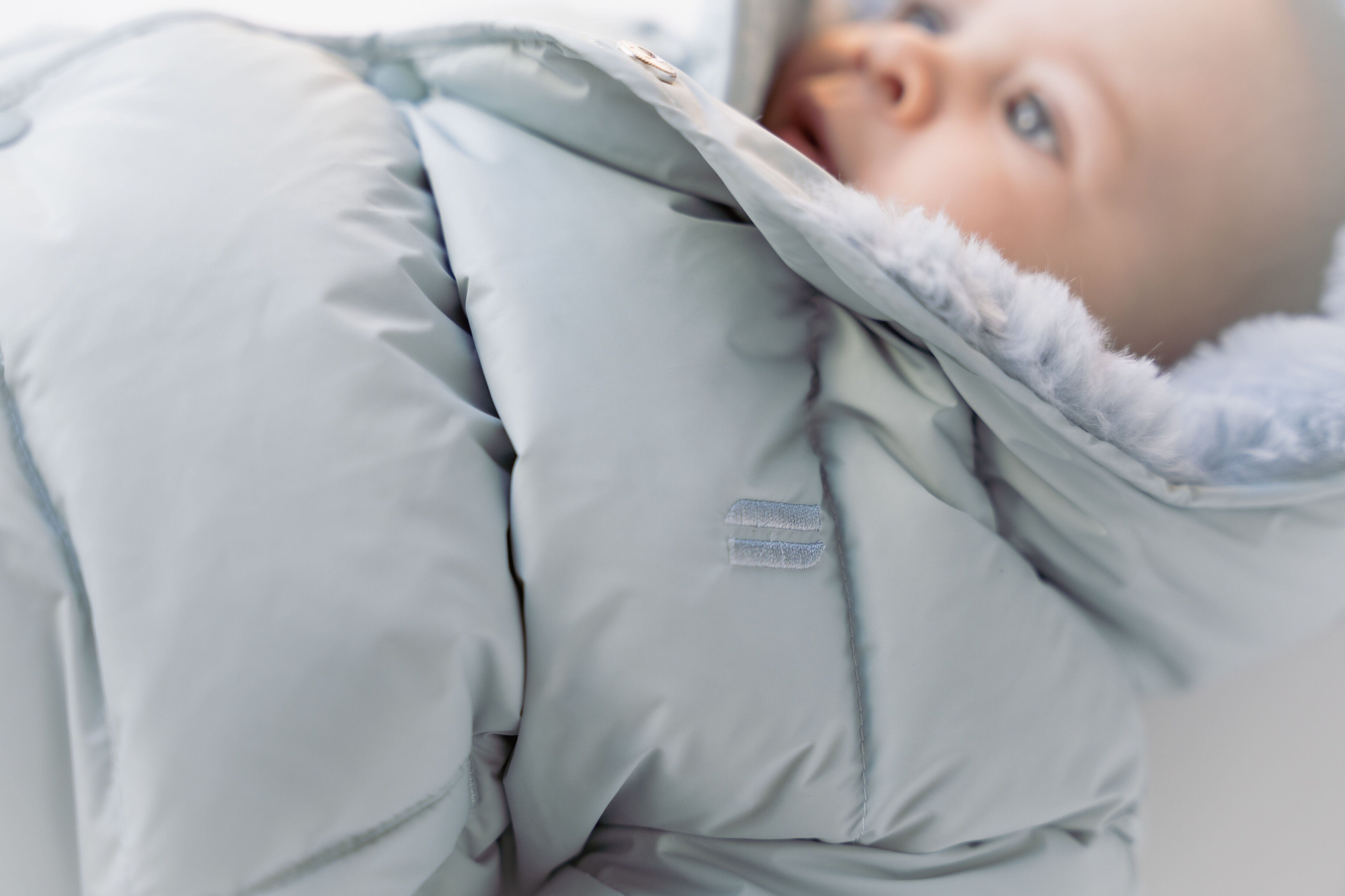 Metropolis Baby Down Coat - Powder Blue Coat IBIS Outerwear