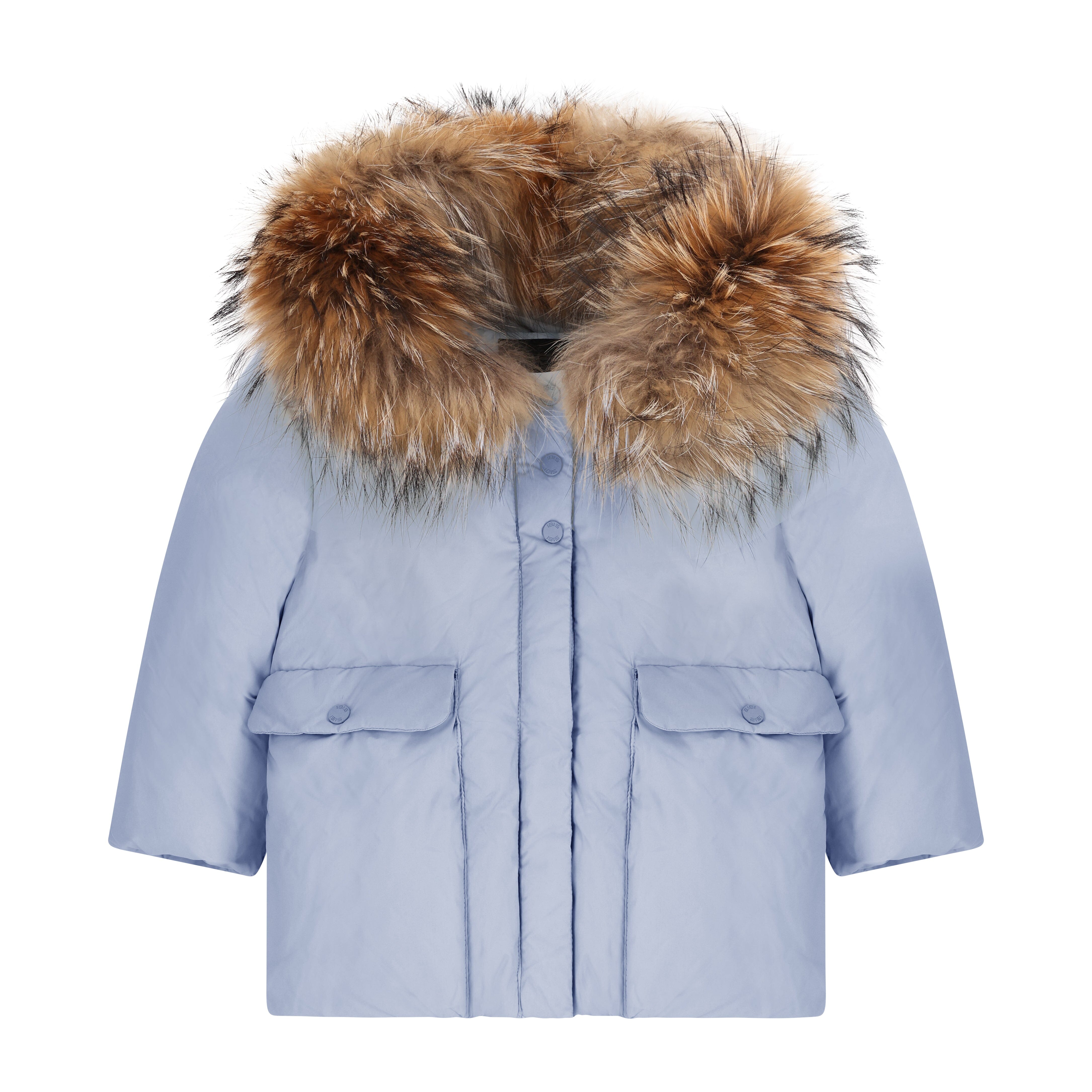Stanza Big Pocket Baby Down Coat - Baby Blue Coat IBIS Outerwear