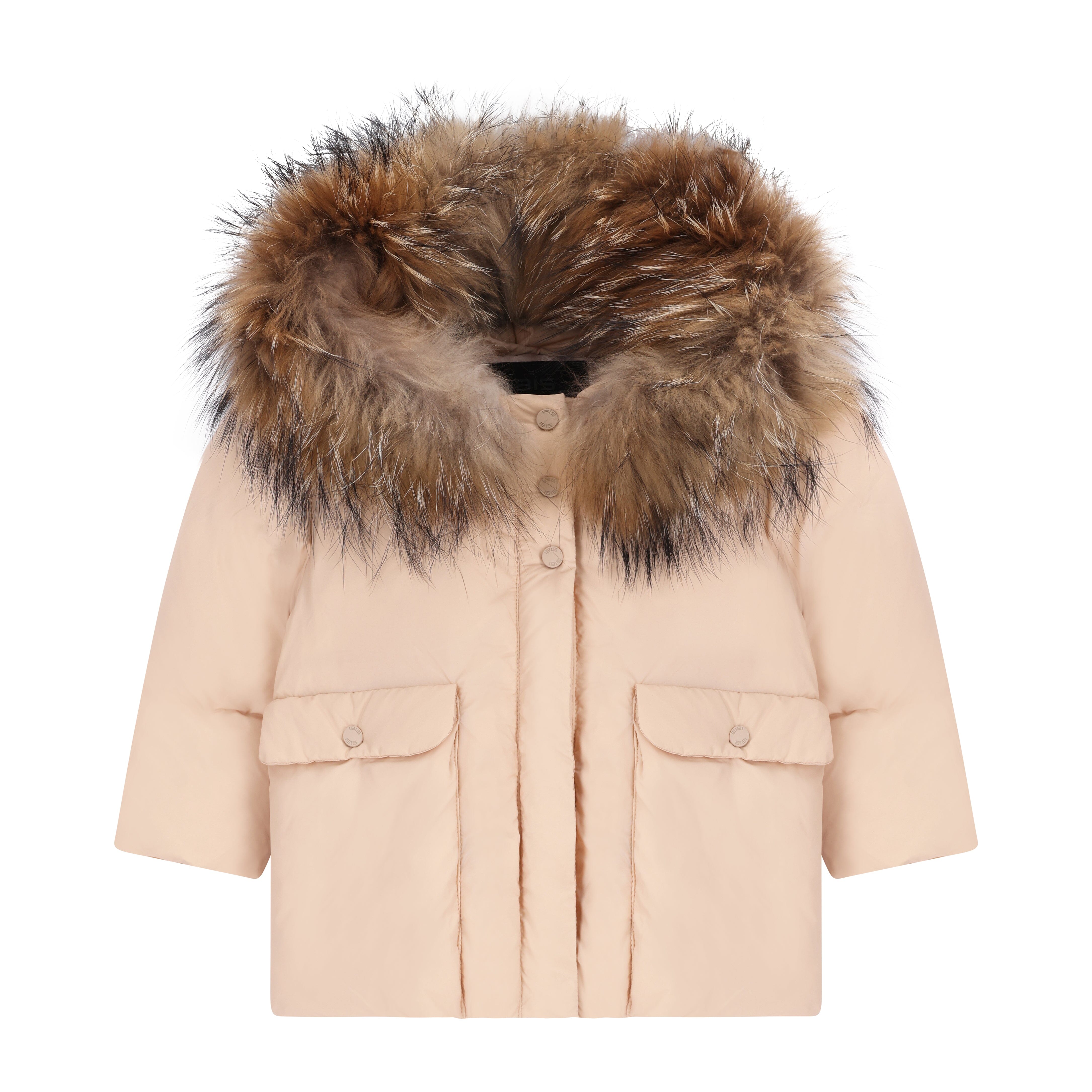 Stanza Big Pocket Baby Down Coat - Blush Pink Coat IBIS Outerwear