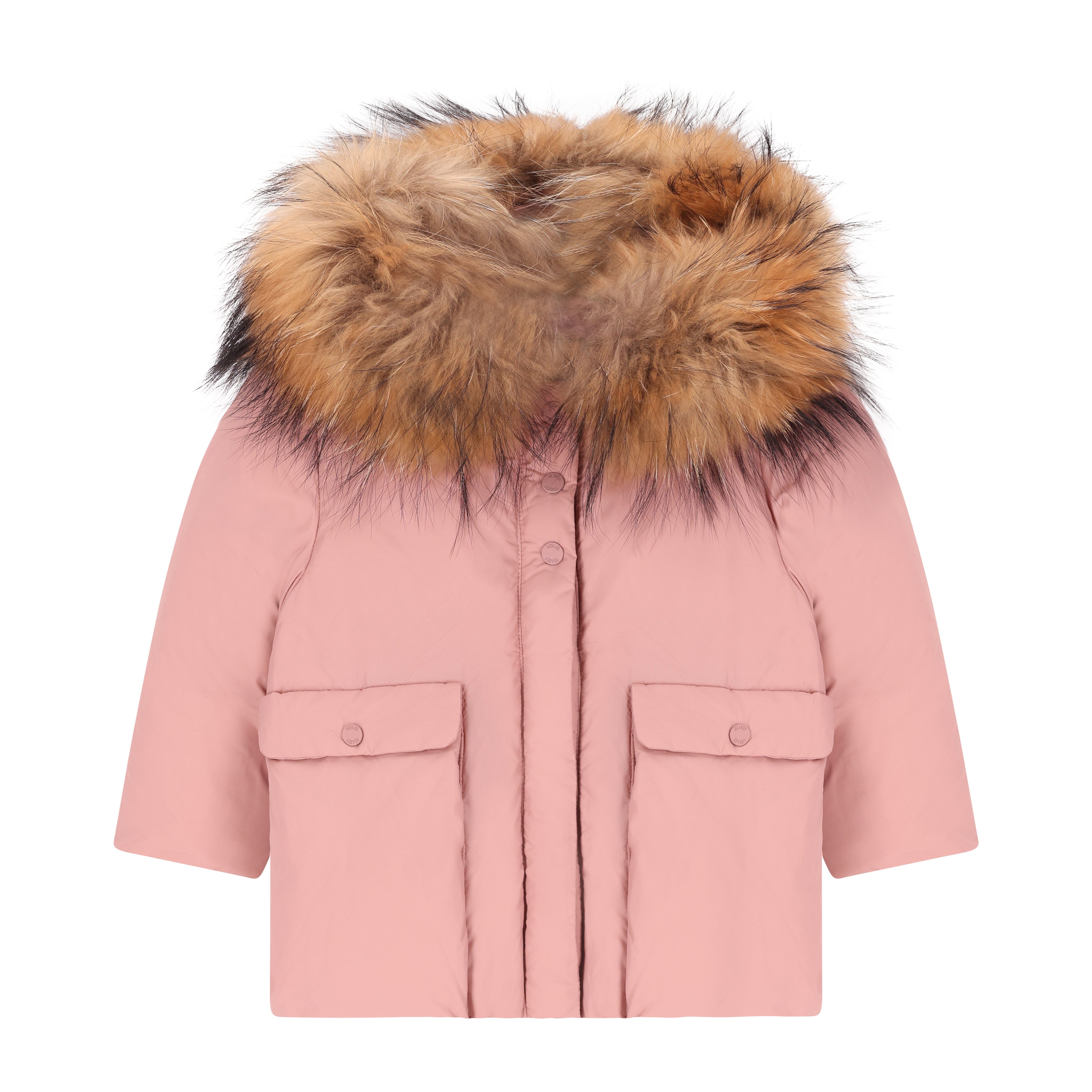 Stanza Big Pocket Baby Down Coat - Pale Mauve Coat IBIS Outerwear