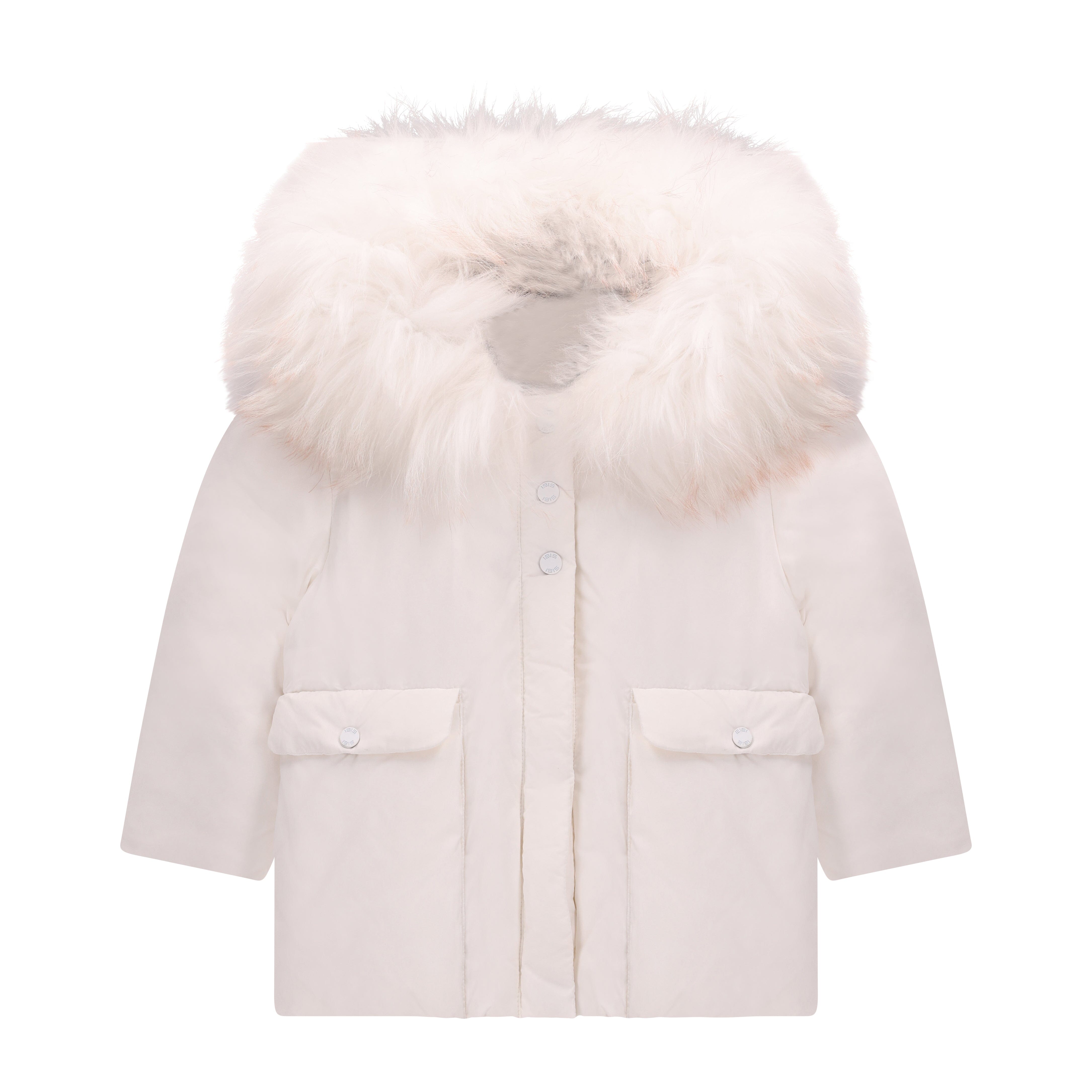 Stanza Big Pocket Baby Down Coat - Winter White Coat IBIS Outerwear