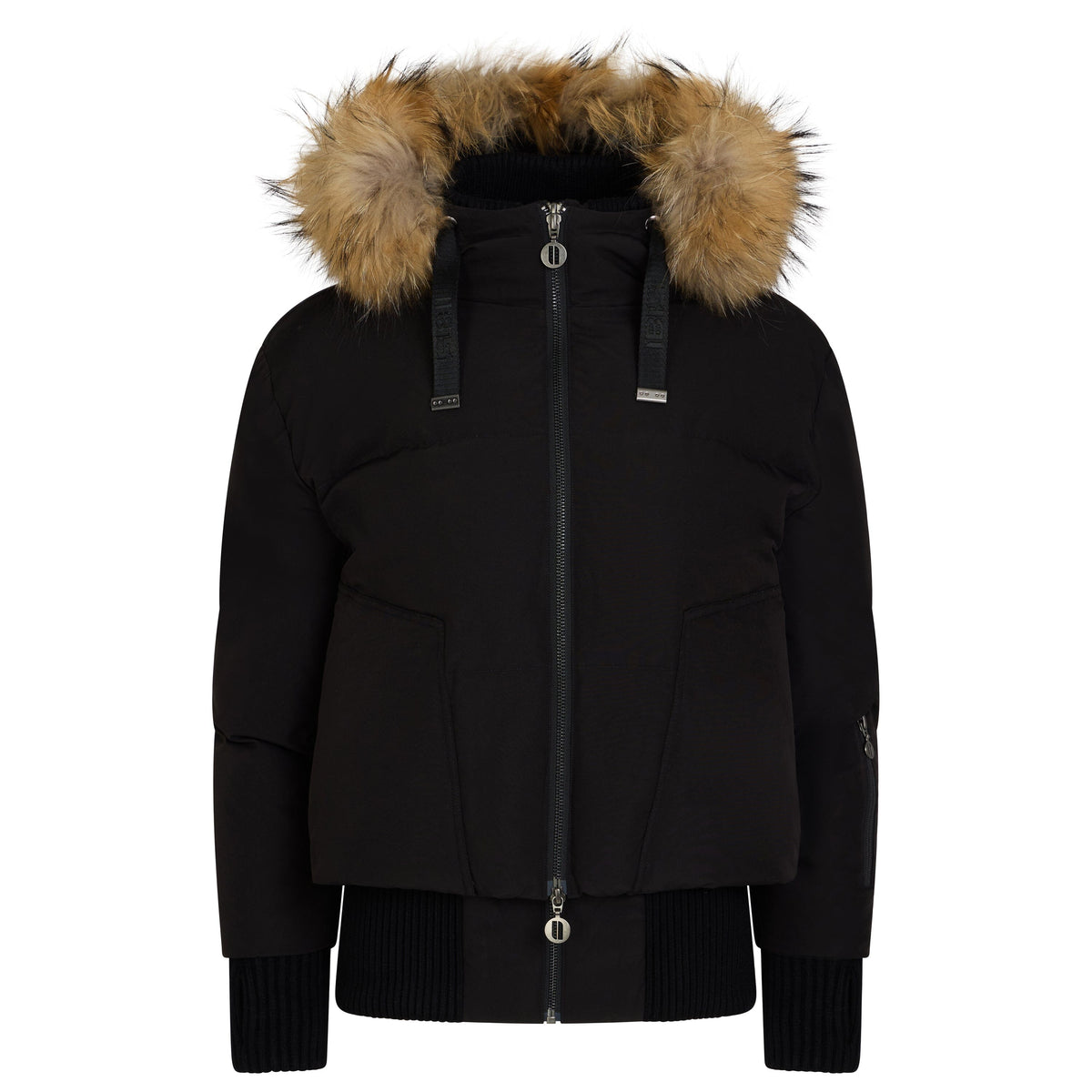 The Beyond Teen Double Zipper Coat - Black Matte Coat IBIS Outerwear