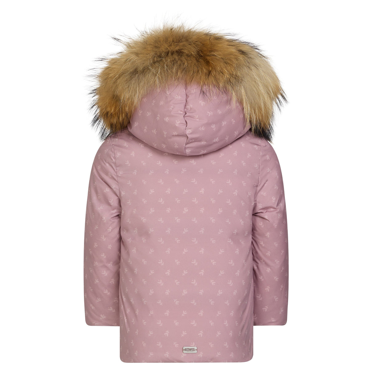 The Carry Baby Wrap Coat - Pale Mauve Floral Print Coat IBIS Outerwear
