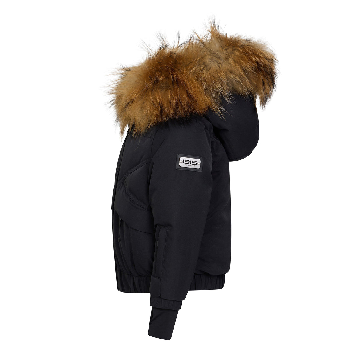 The Crossing Girls Covered Pocket Coat - Black Coat IBIS Outerwear