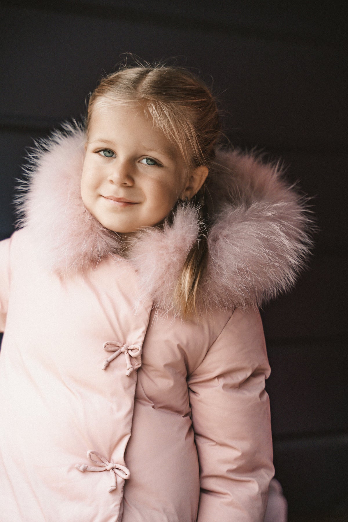 The Drift Baby Wrap with Snaps - Pale Mauve Coat IBIS Outerwear