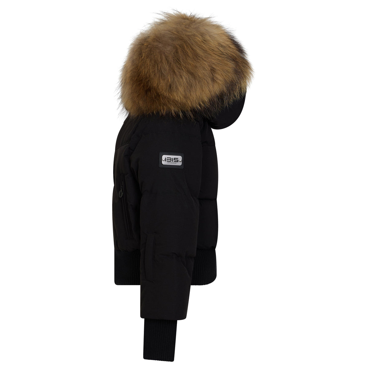 The Horizon Girl's Tall Waistband Coat - Black Coat IBIS Outerwear