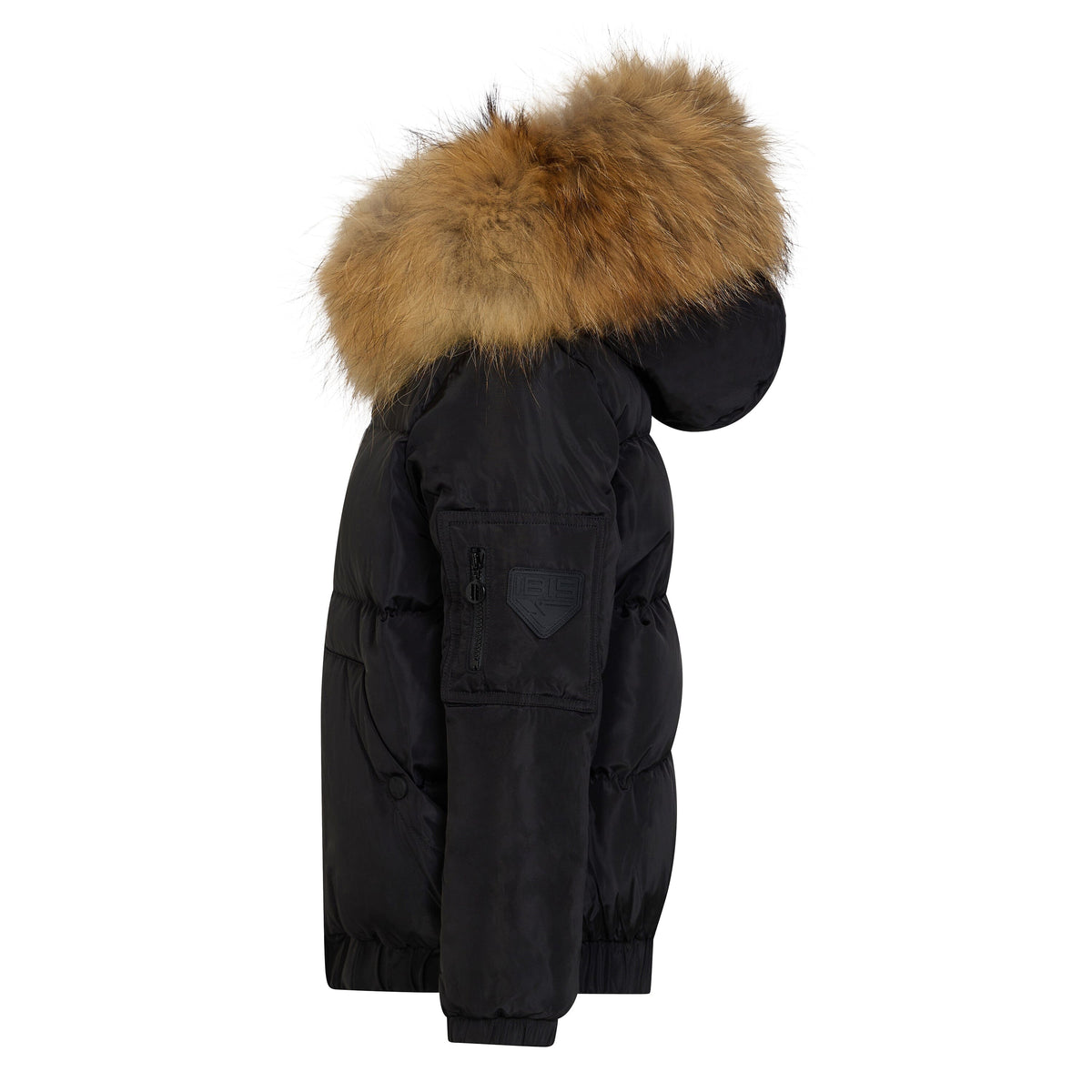 The Overland Boys' Coat with Kangaroo Pockets - Black Coat IBIS Outerwear
