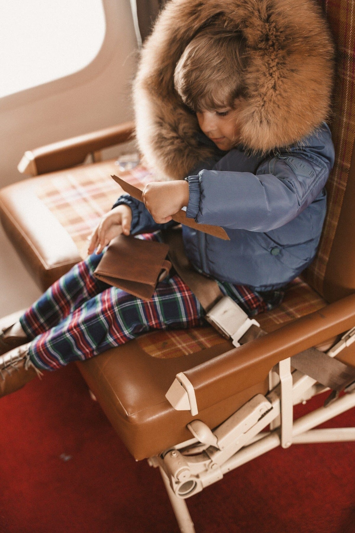 IBIS Overland Boys Coat - Off Blue