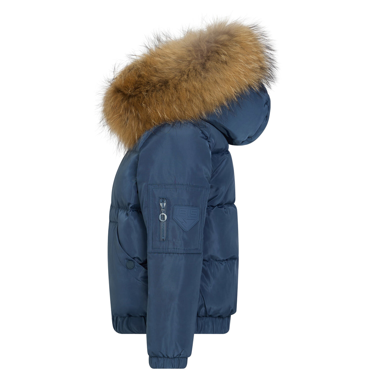 The Overland Boys' Coat with Kangaroo Pockets - Off Blue Coat IBIS Outerwear