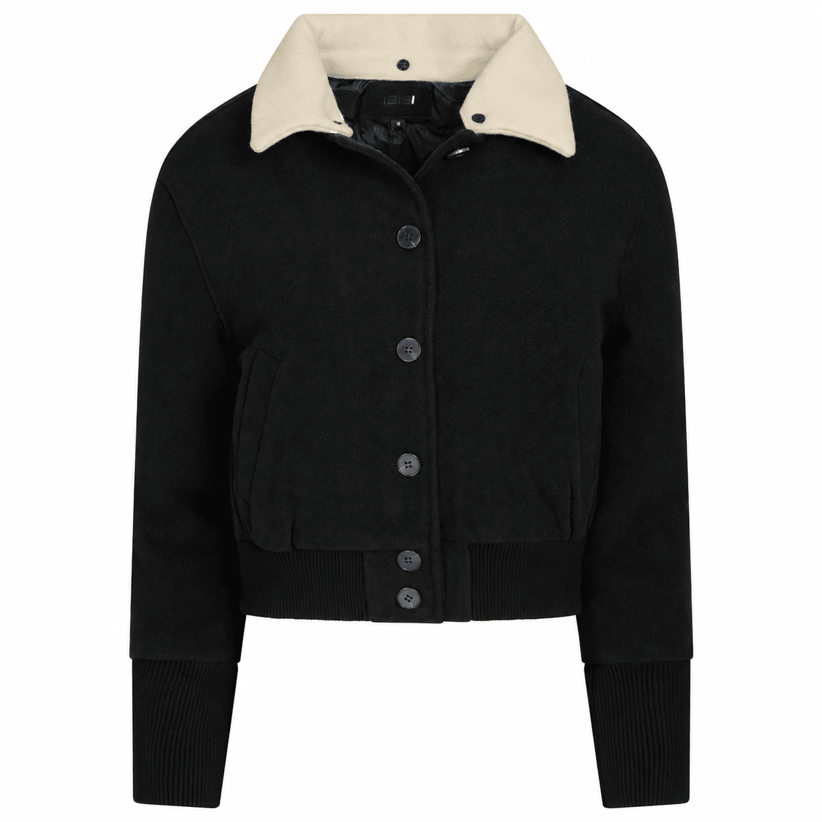 The Return Teen Dress Jacket with Contrast Collar - Black Jacket IBIS Outerwear
