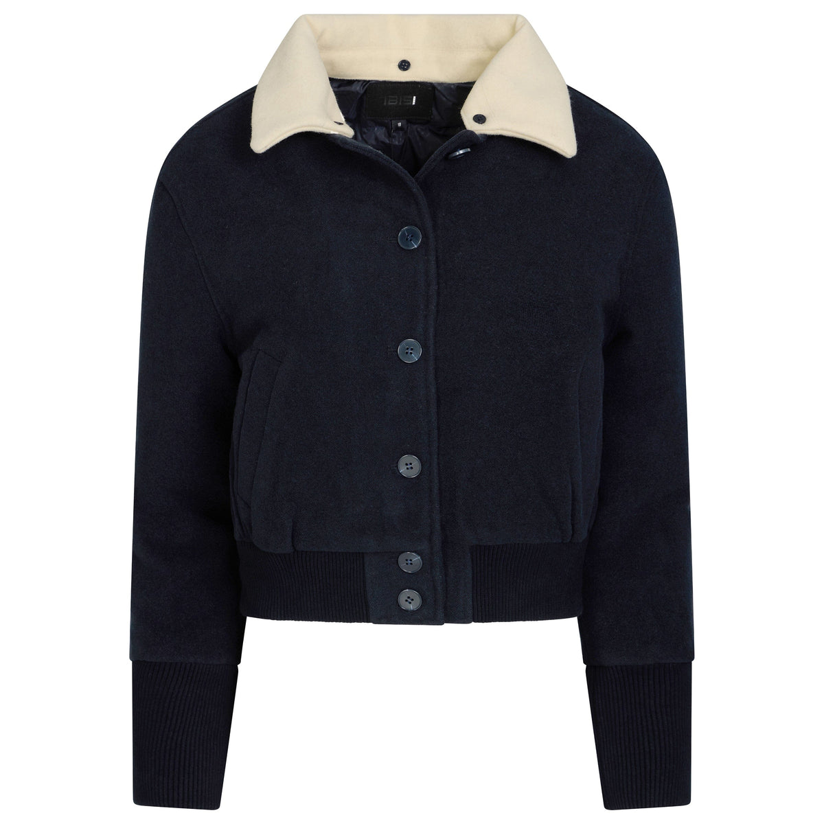 The Return Teen Dress Jacket with Contrast Collar - Navy Jacket IBIS Outerwear