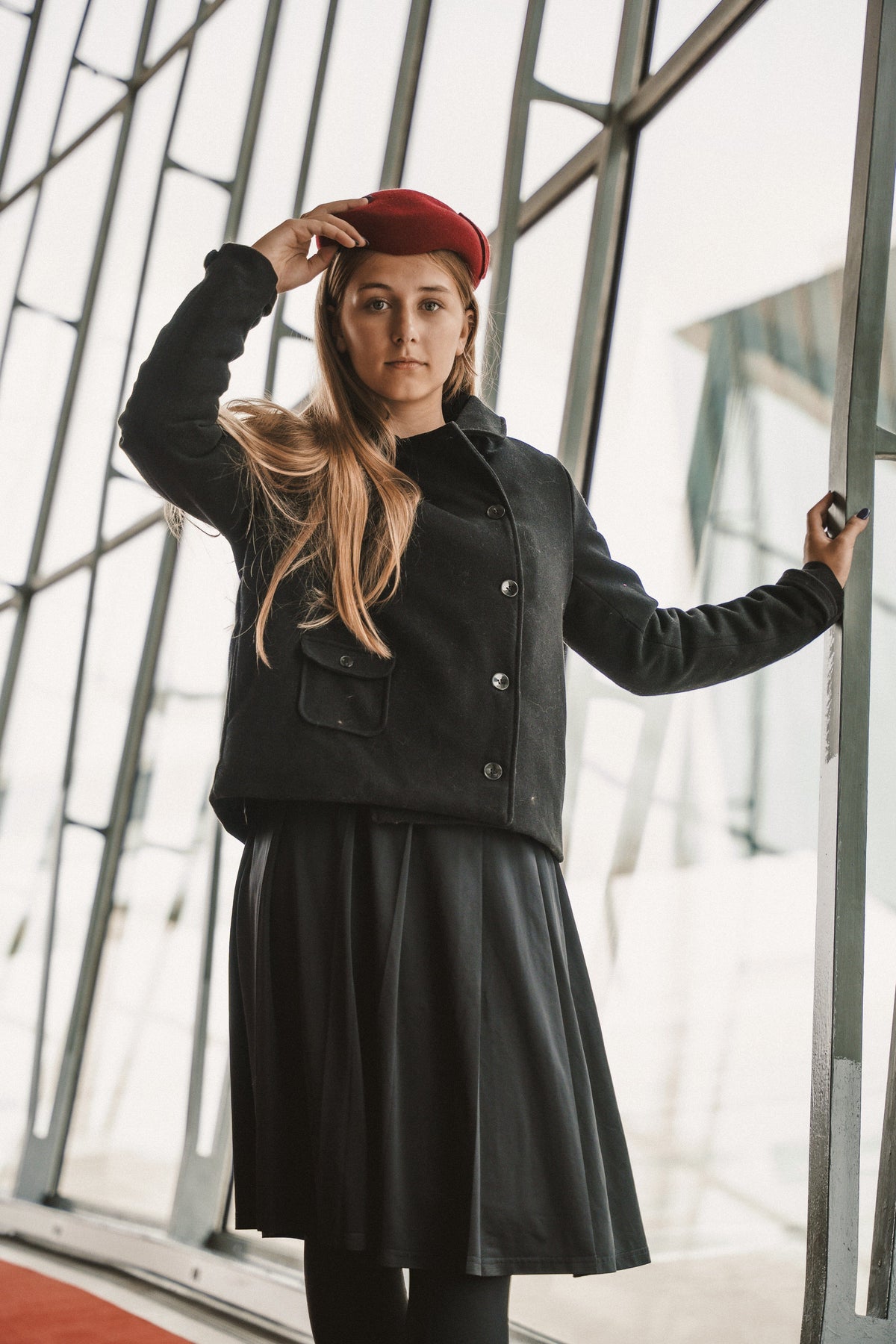 The Roamer Teen Off Center Dress Jacket - Black Jacket IBIS Outerwear
