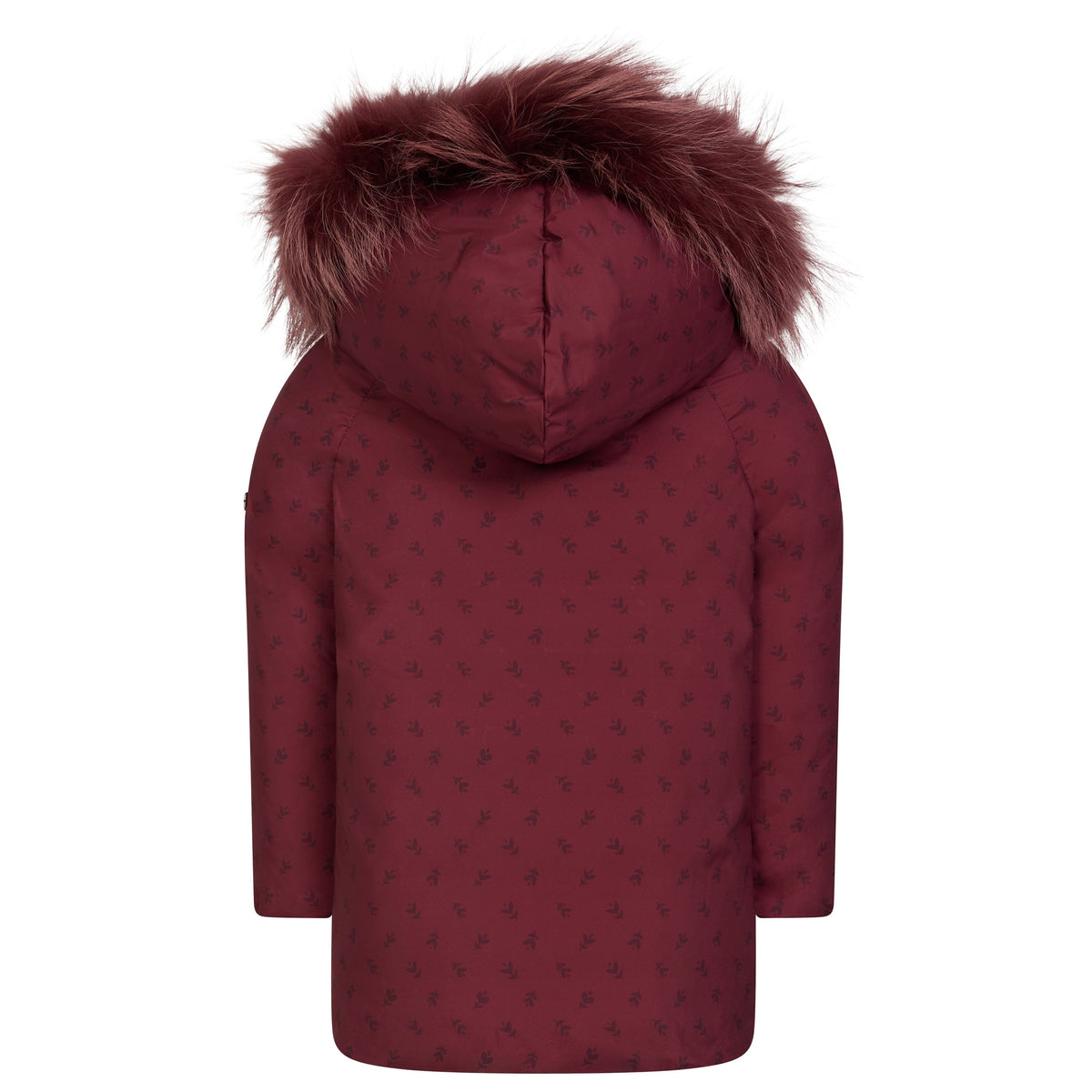 The Stride Toddler Coat - Burgundy Floral Print Coat IBIS Outerwear