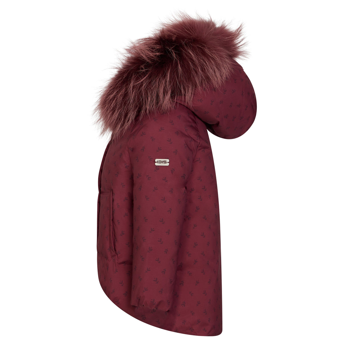 The Stride Toddler Coat - Burgundy Floral Print Coat IBIS Outerwear