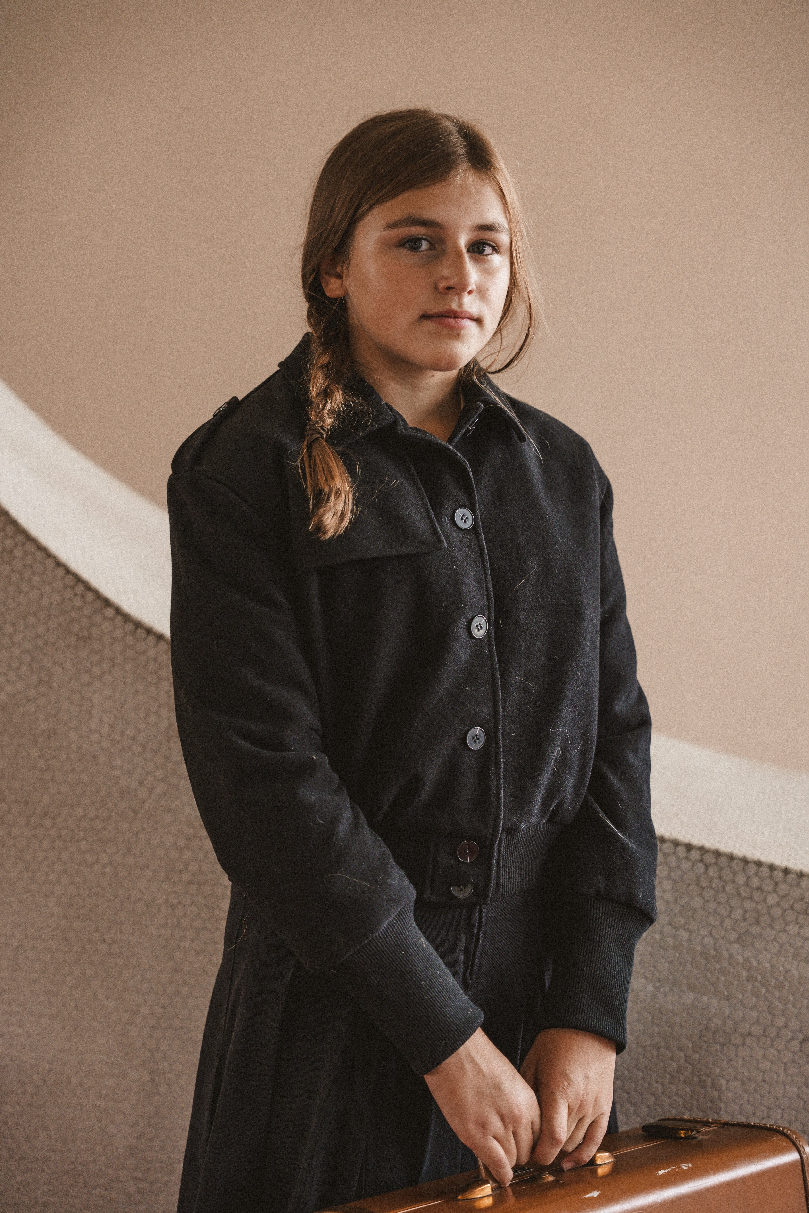 The Voyage Teen Dress Jacket with Flaps - Black Jacket IBIS Outerwear