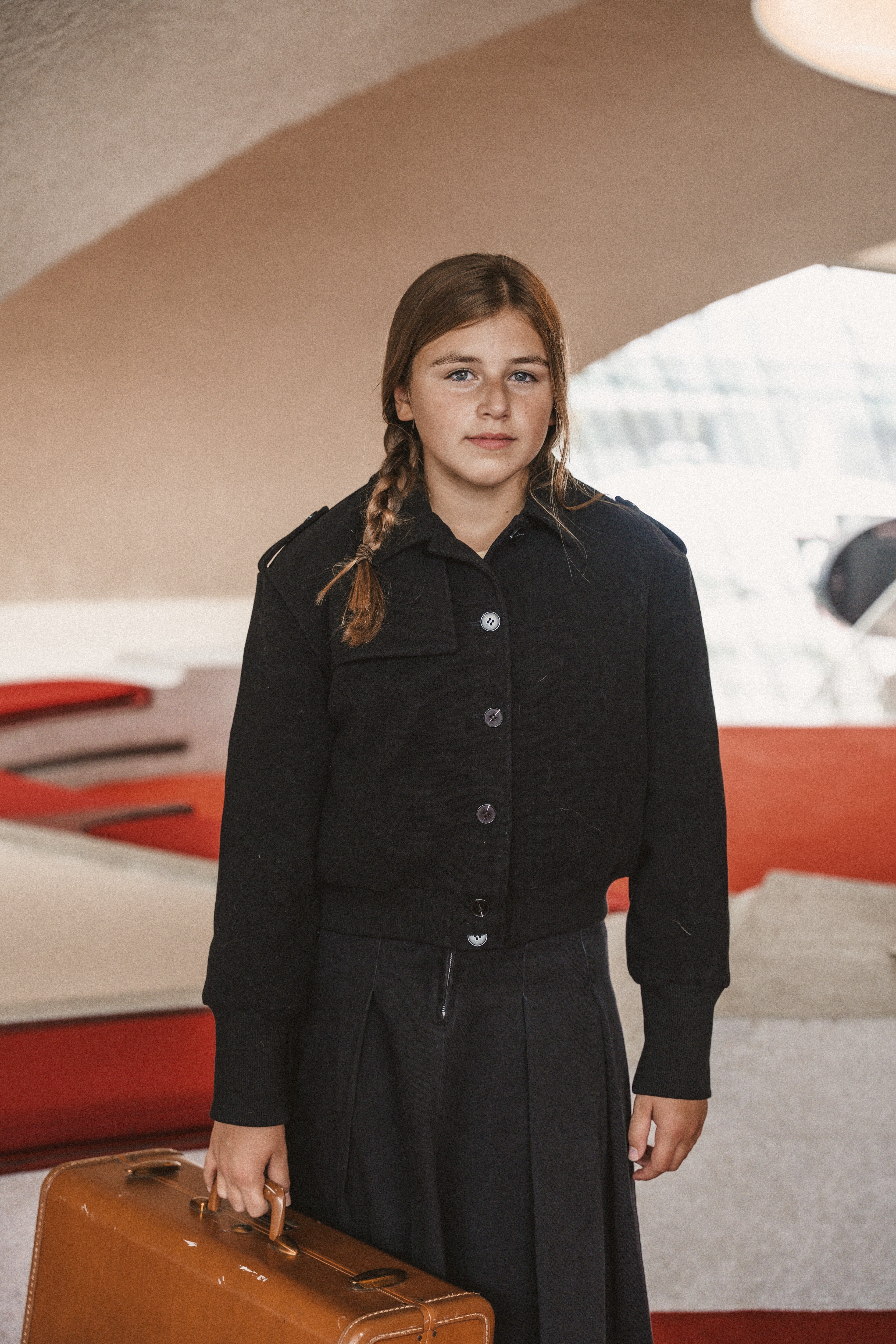 The Voyage Teen Dress Jacket with Flaps - Black Jacket IBIS Outerwear