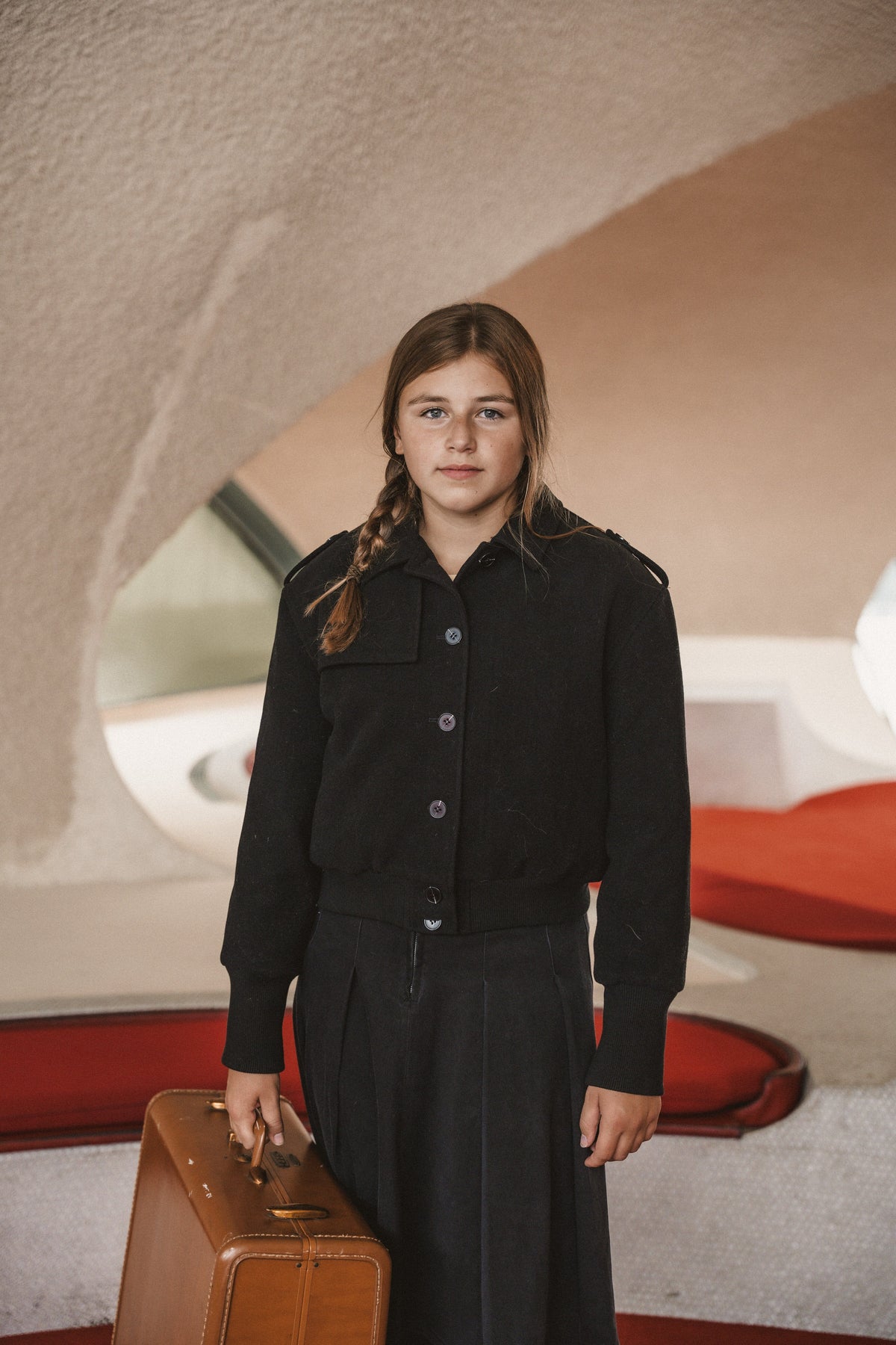 The Voyage Teen Dress Jacket with Flaps - Black Jacket IBIS Outerwear
