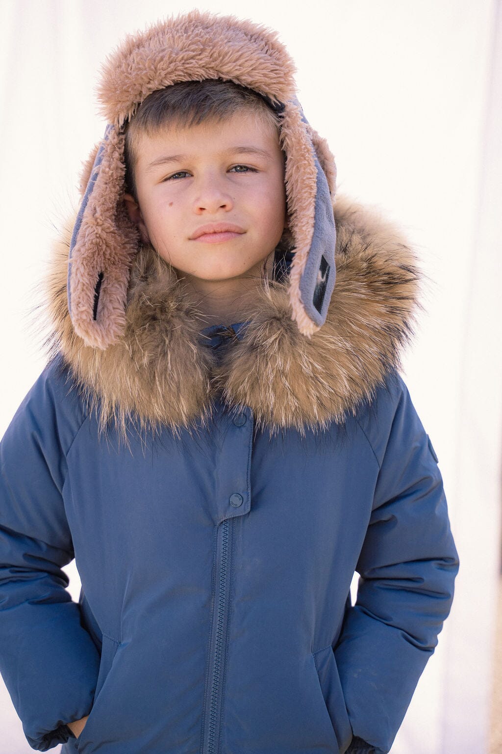 Verse Toddler Down Coat - Off Blue Coat IBIS Outerwear