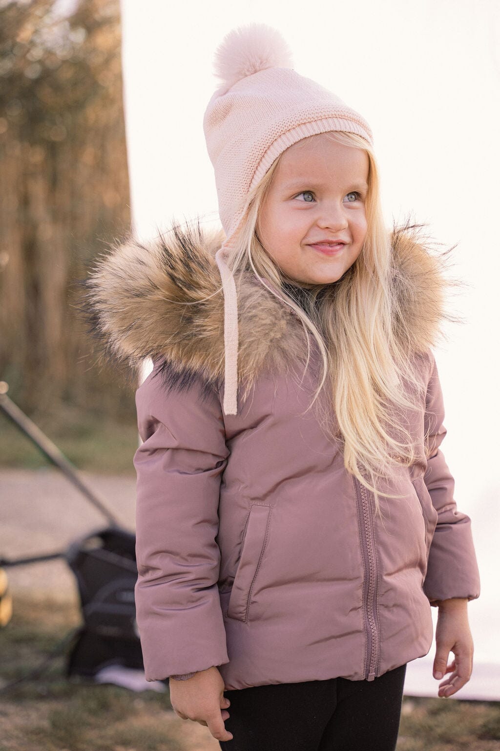 Verse Toddler Down Coat - Rose Taupe Coat IBIS Outerwear