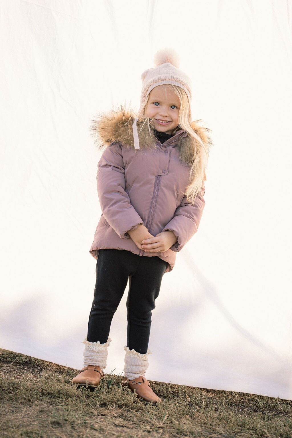 Verse Toddler Down Coat - Rose Taupe Coat IBIS Outerwear