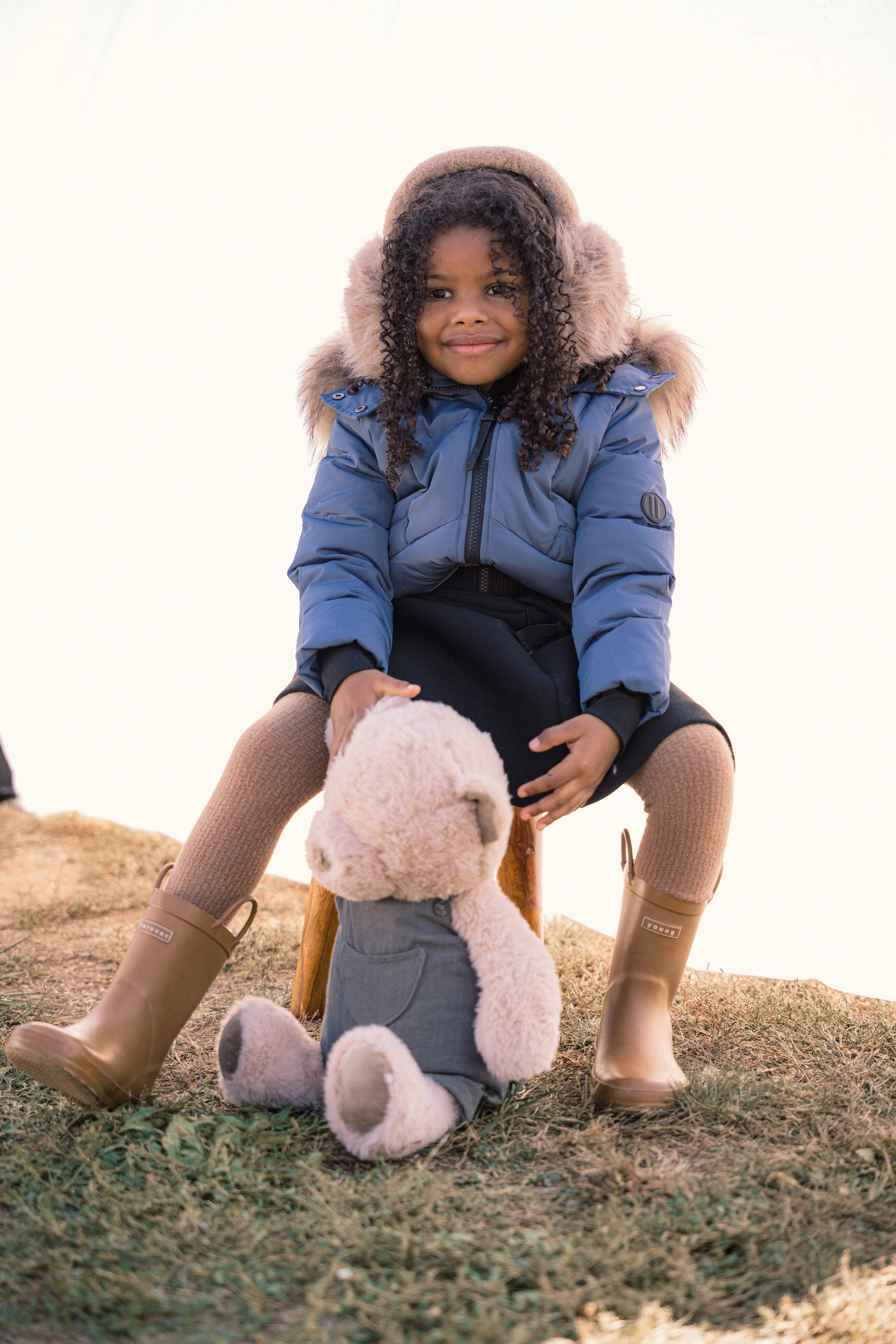Girls Down Coats
