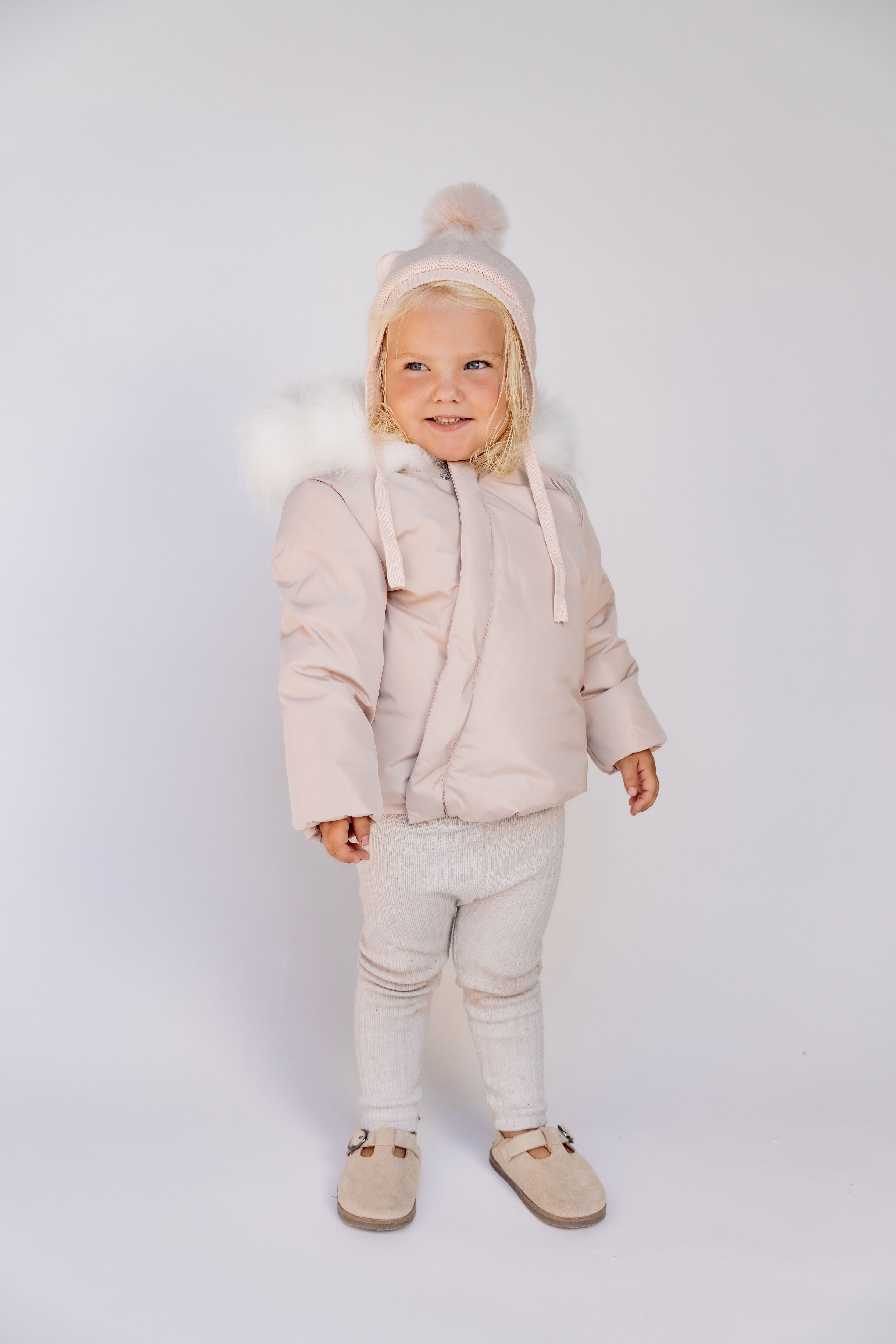 Cosmo Baby Down Coat - Blush Pink