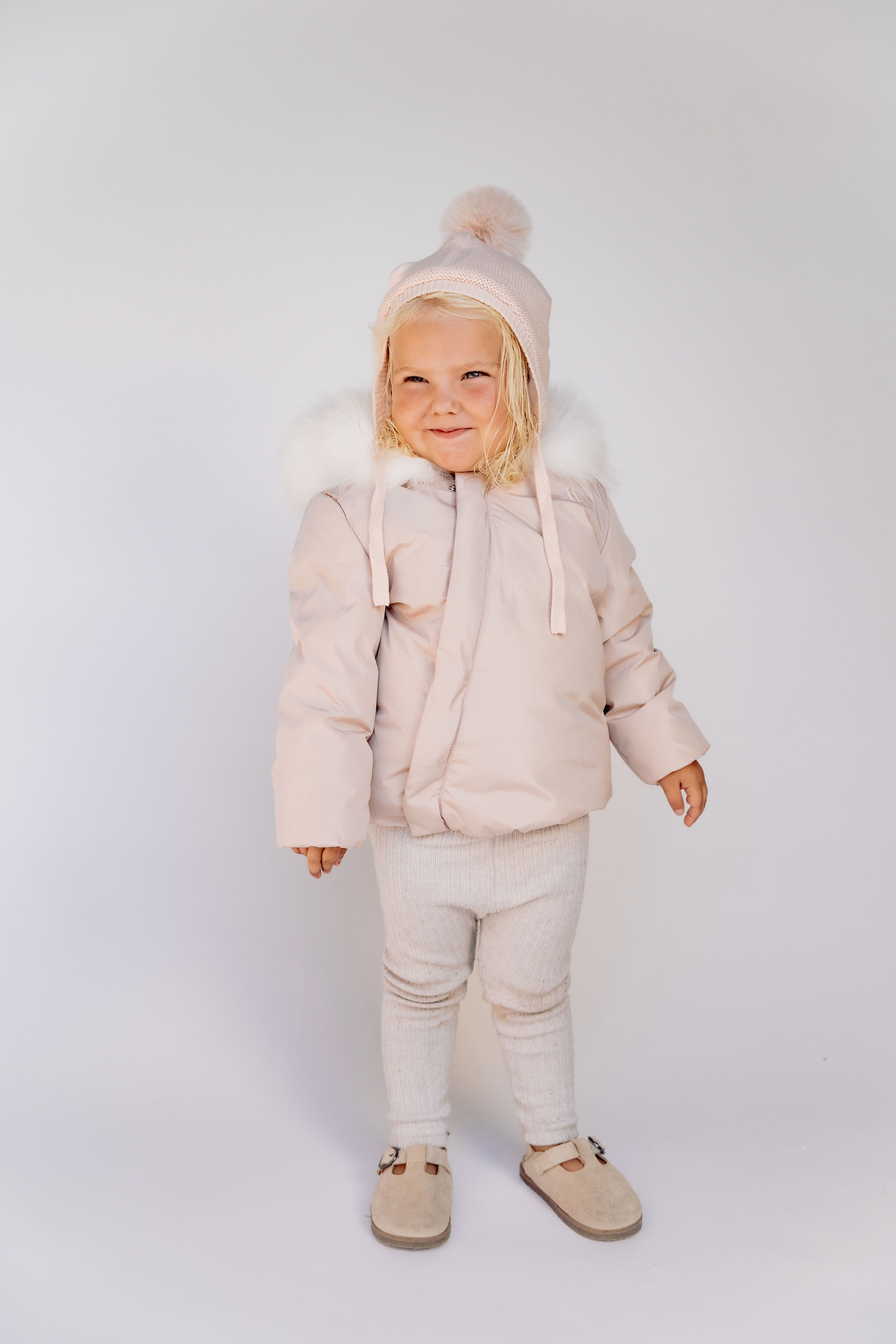 Cosmo Baby Down Coat - Blush Pink