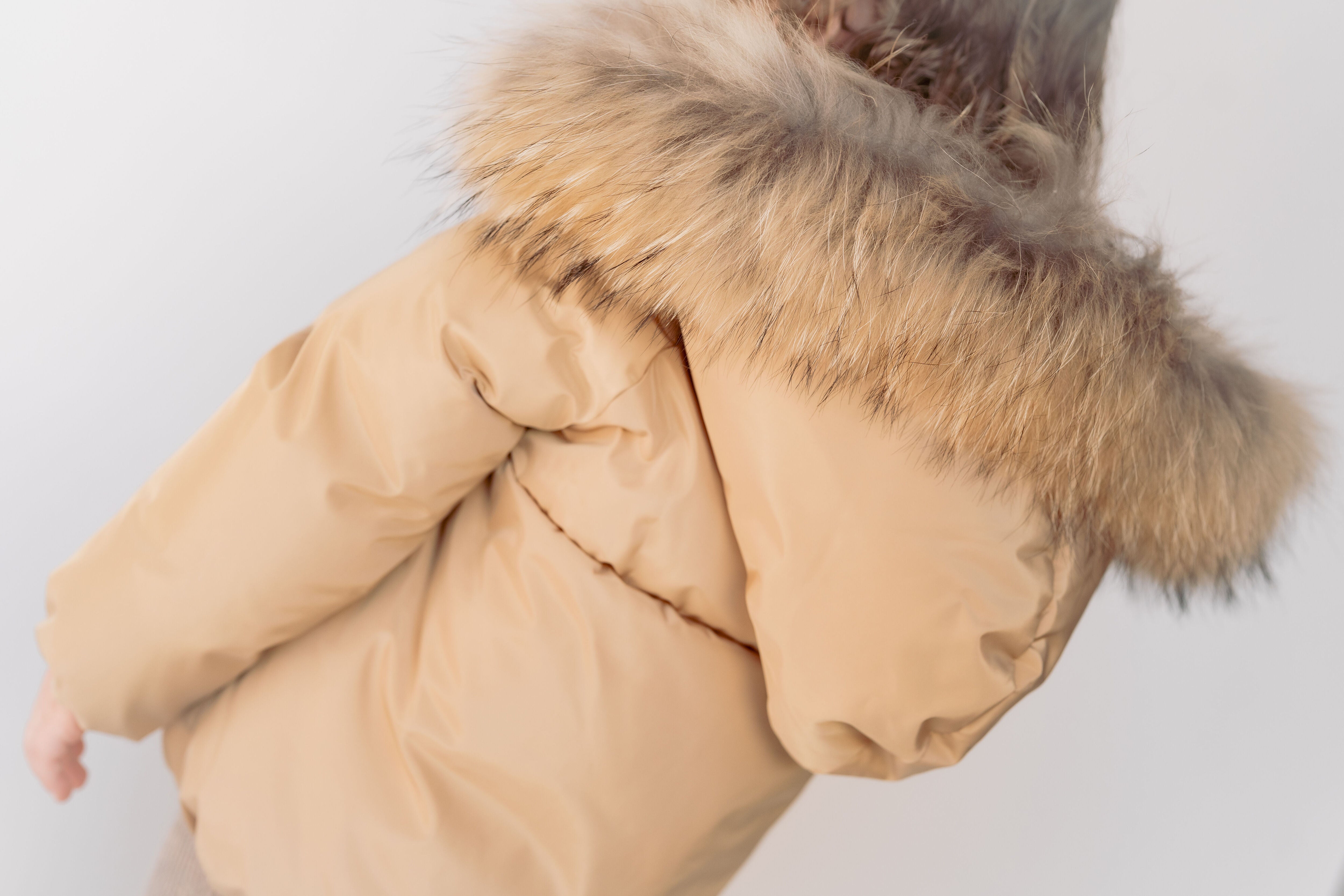 Skyline Toddler Down Coat - Oatmeal Beige