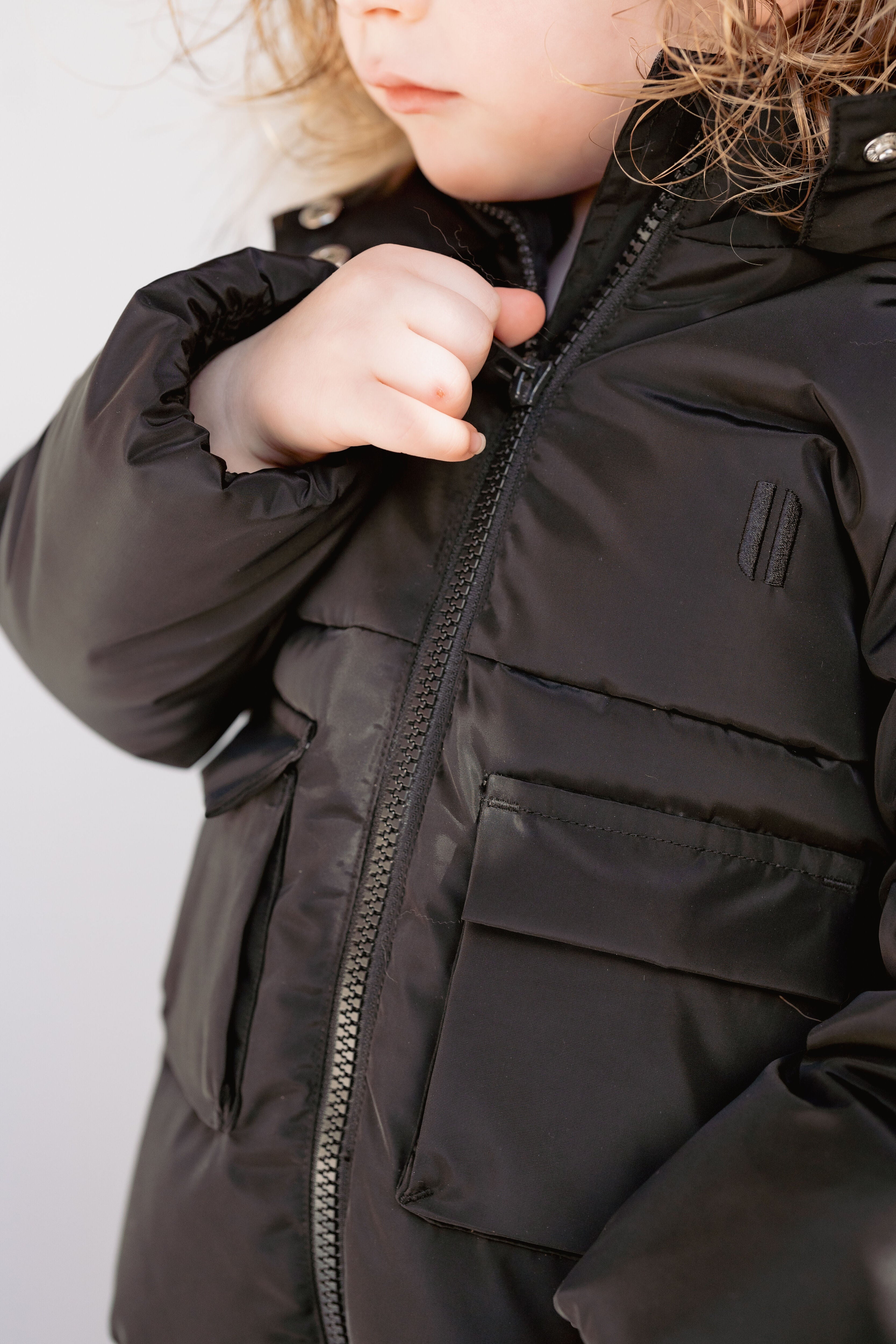 Skyline Toddler Down Coat - Jet Black