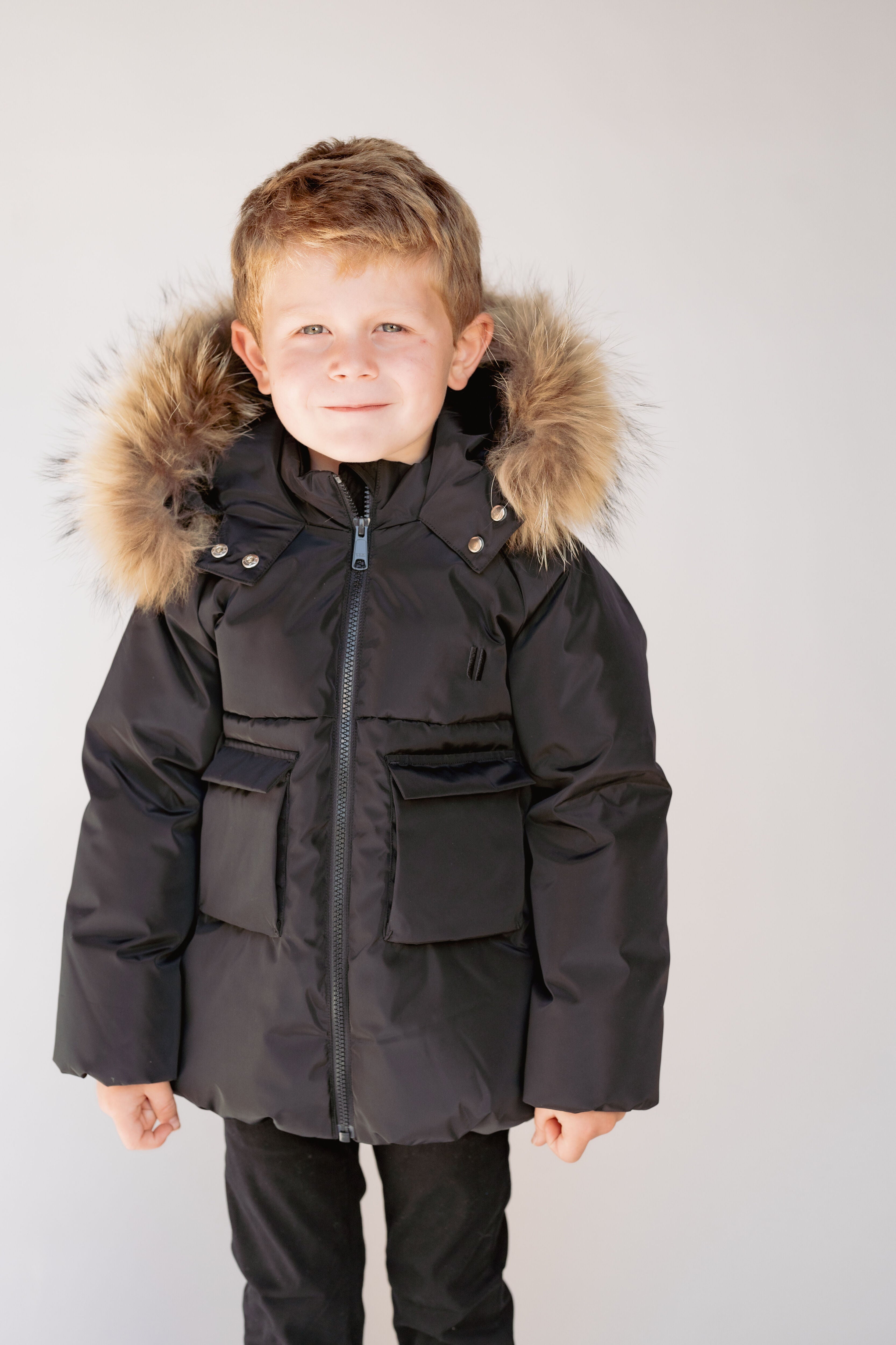 Skyline Toddler Down Coat - Jet Black