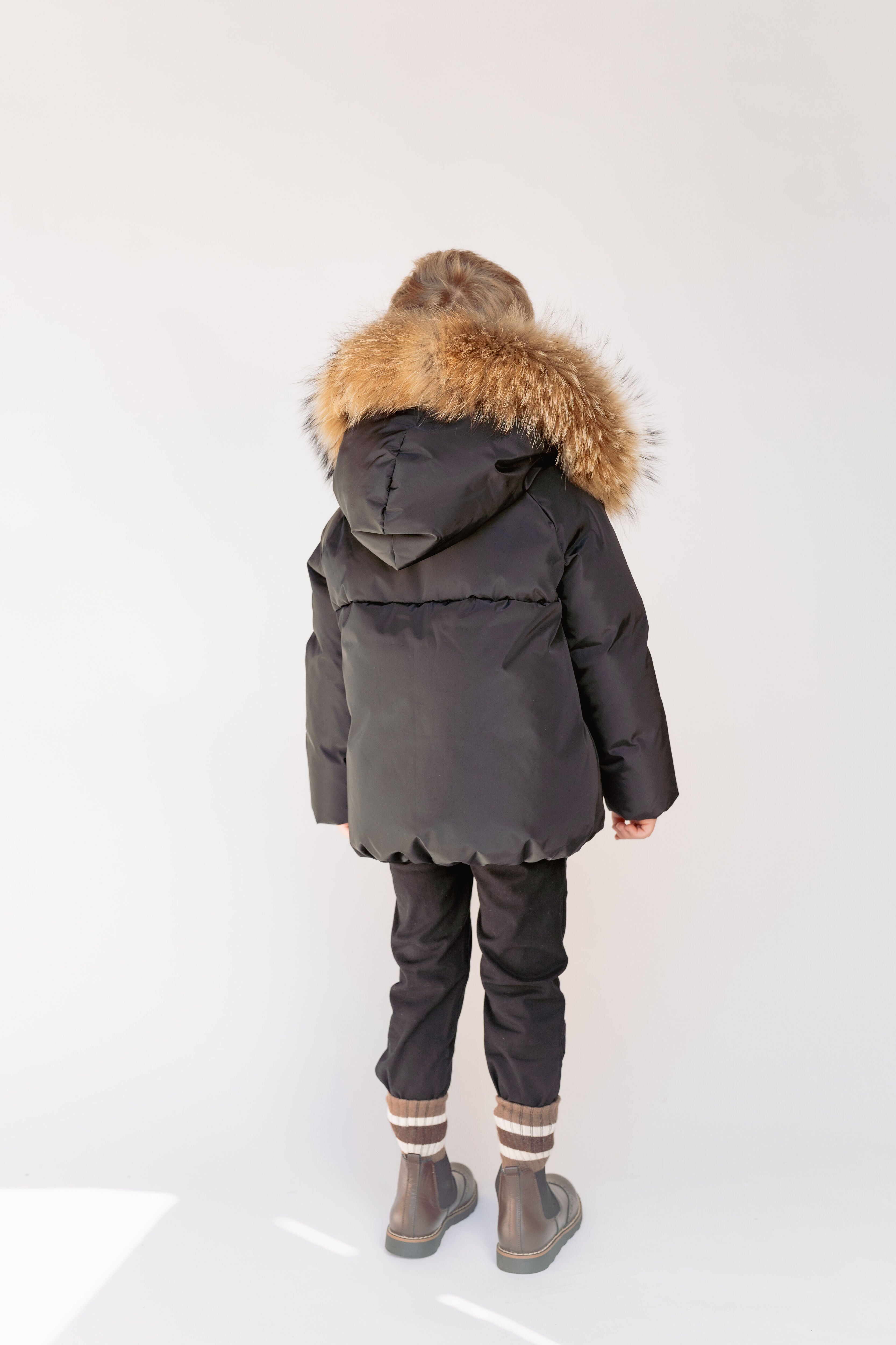 Skyline Toddler Down Coat - Jet Black