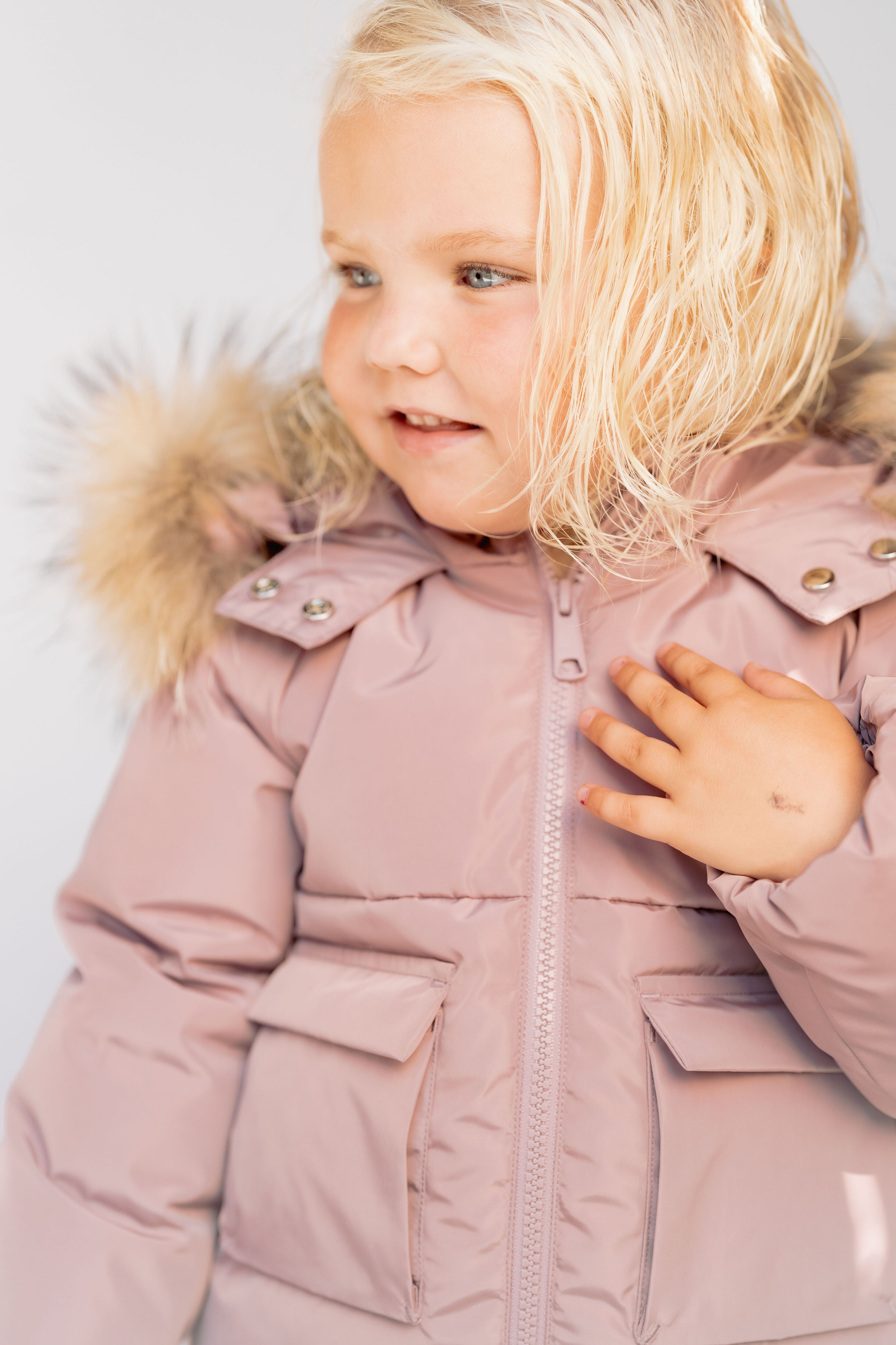 Skyline Toddler Down Coat - Muted Mauve