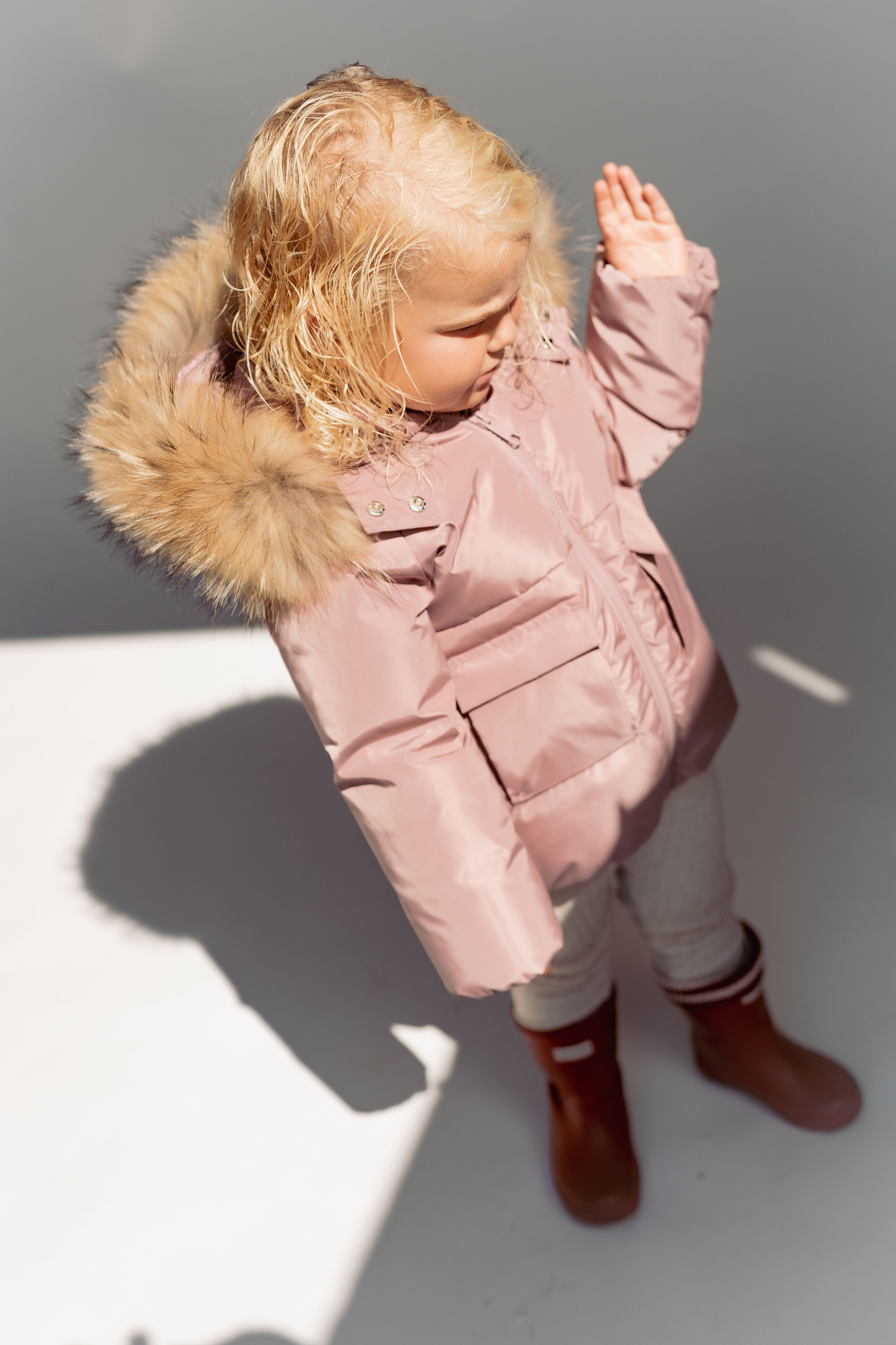 Skyline Toddler Down Coat - Muted Mauve