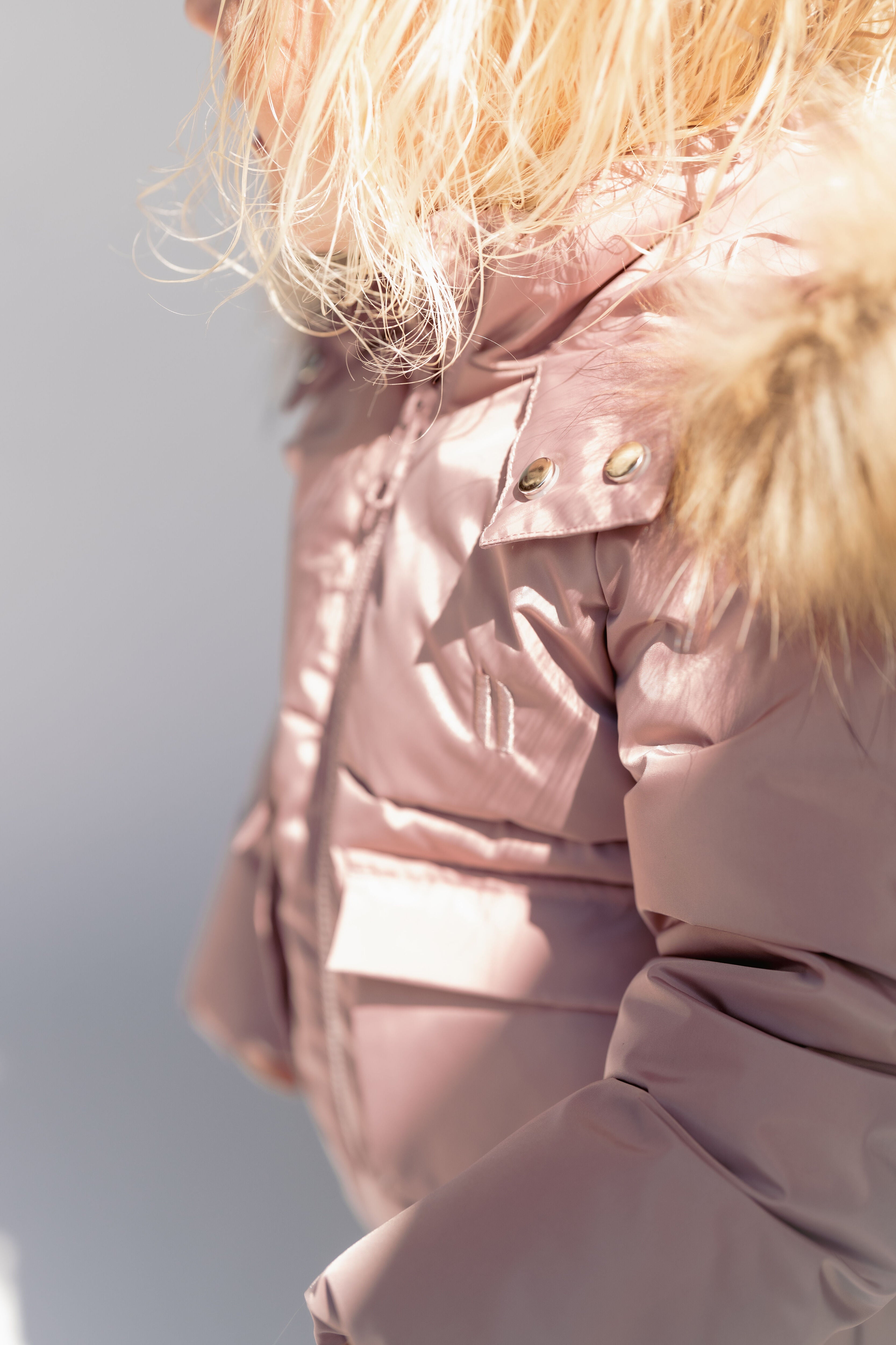 Skyline Toddler Down Coat - Muted Mauve