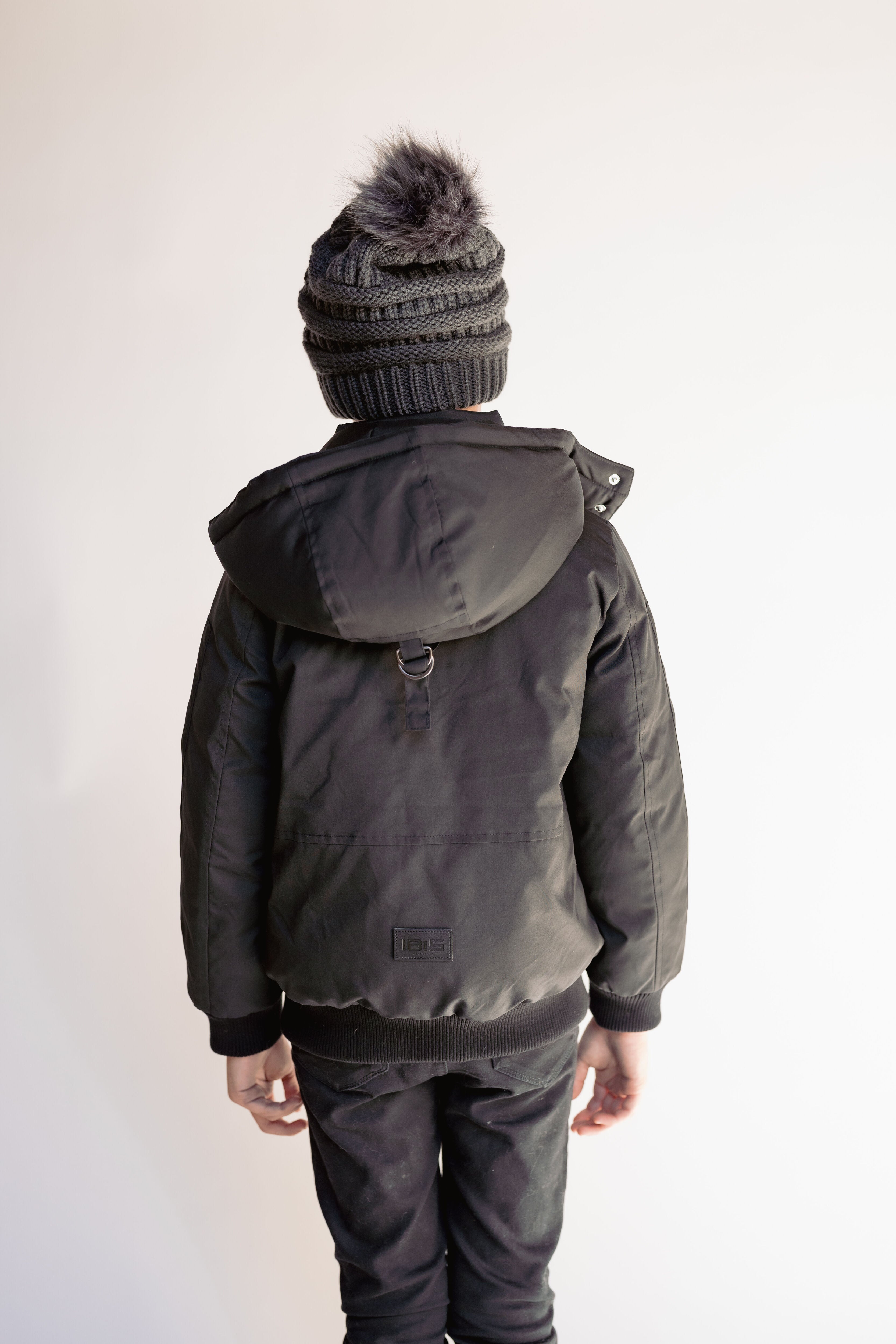 Urbanite Boy's Down Coat - Jet Black