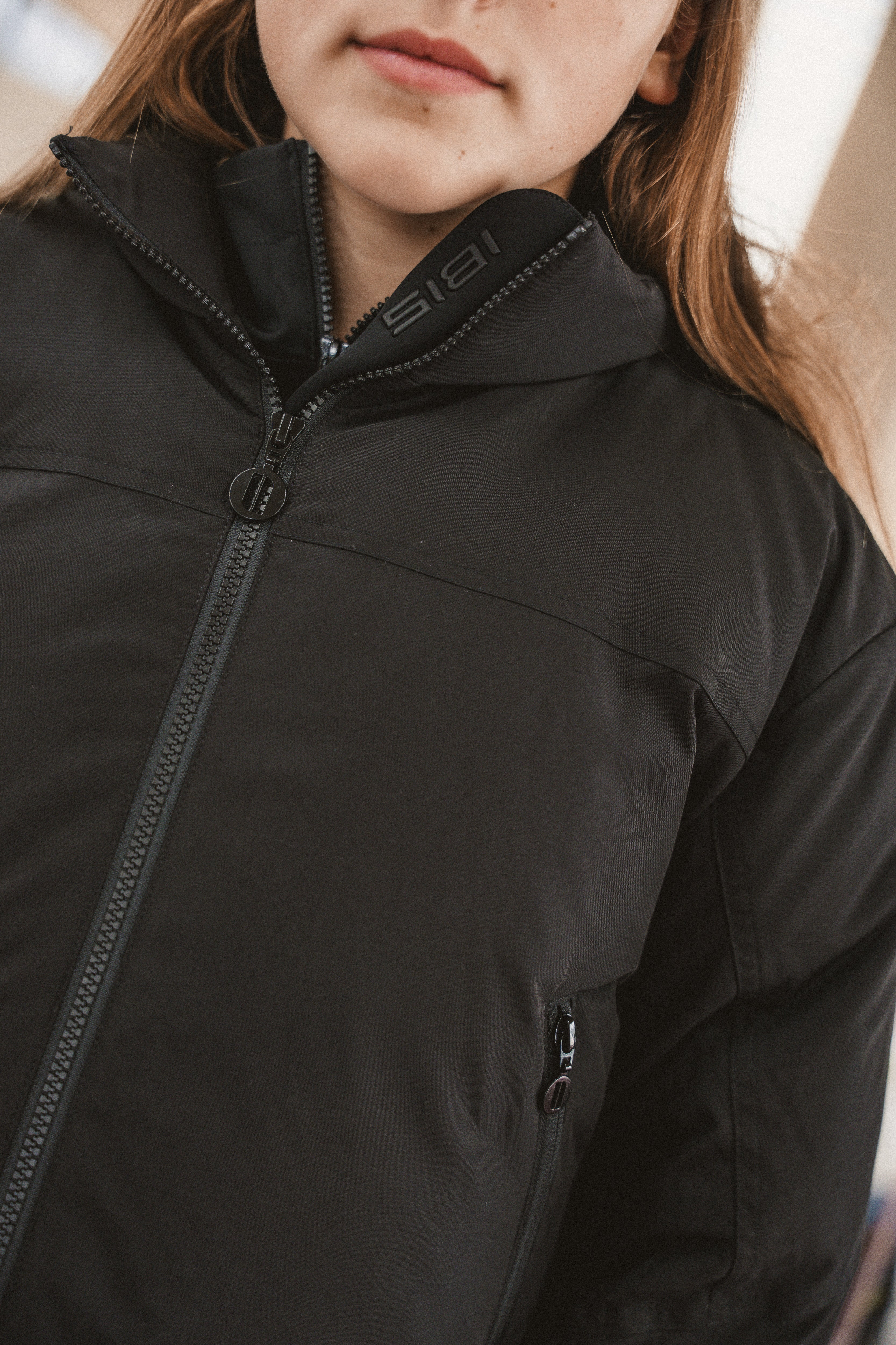 The Motion Teen Two Layer Coat - Black