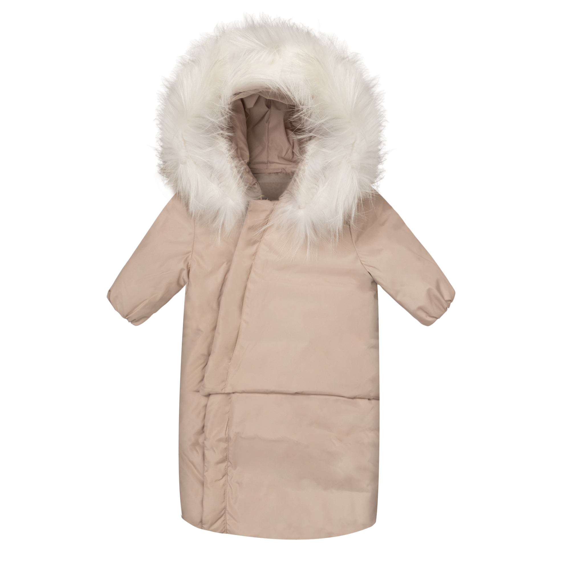 Cosmo Baby Down Coat w/ Foot Sack - Blush Pink