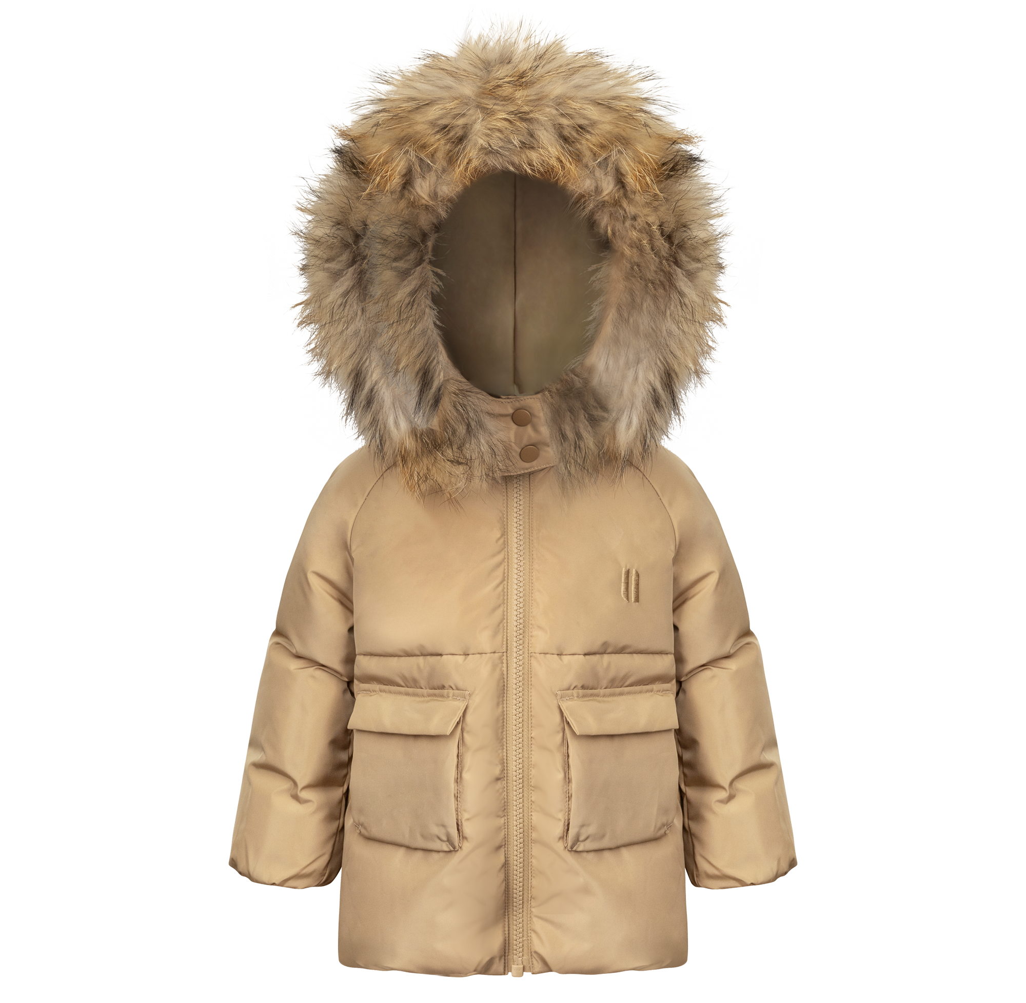 Skyline Toddler Down Coat - Oatmeal Beige