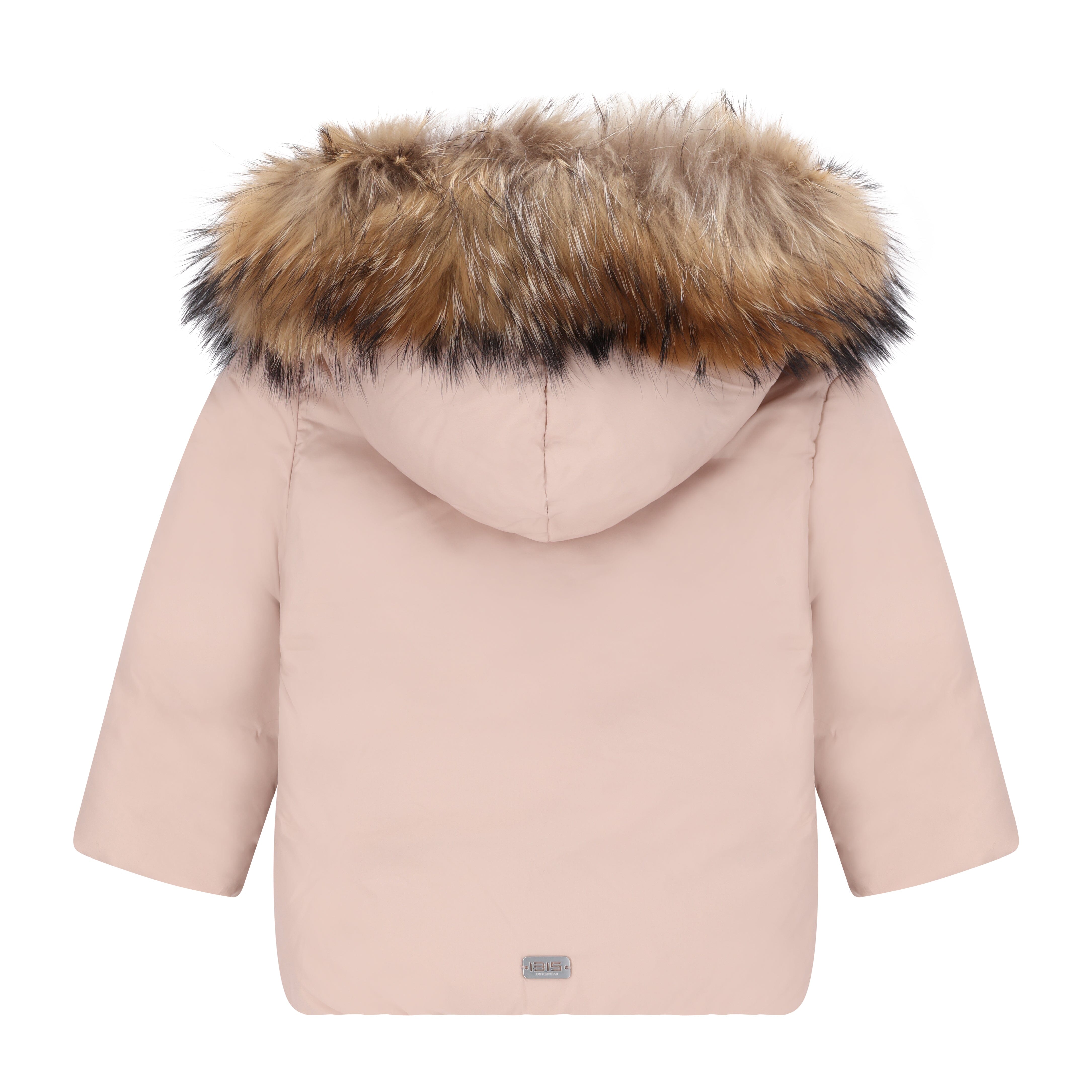 Allegory Diagonal Closure Baby Down Coat - Baby Pink Coat IBIS Outerwear 